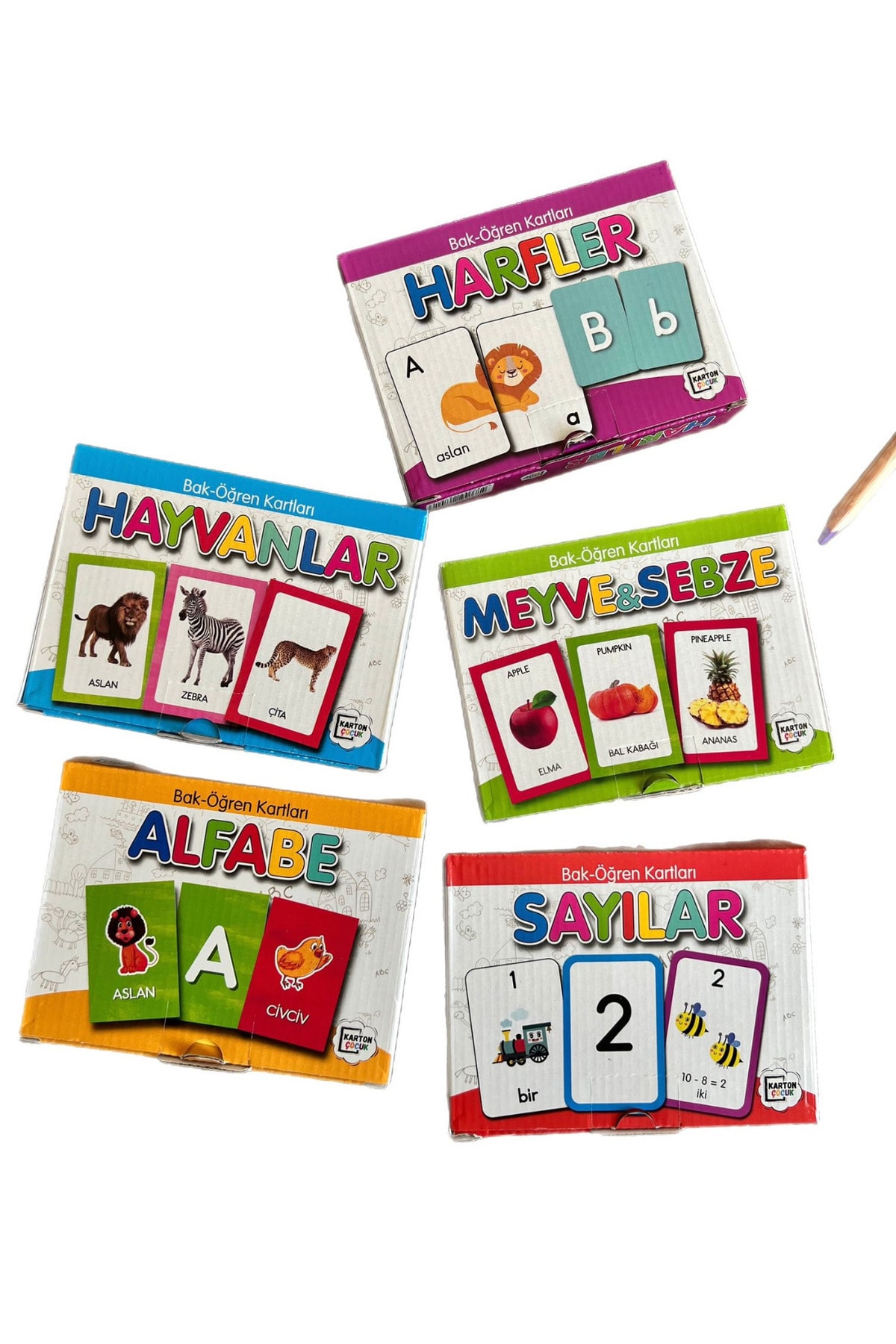 Genel Markalar Karatay Bak Öğren Kartları Meyve Sebze fotoğrafı 2 (önizleme)