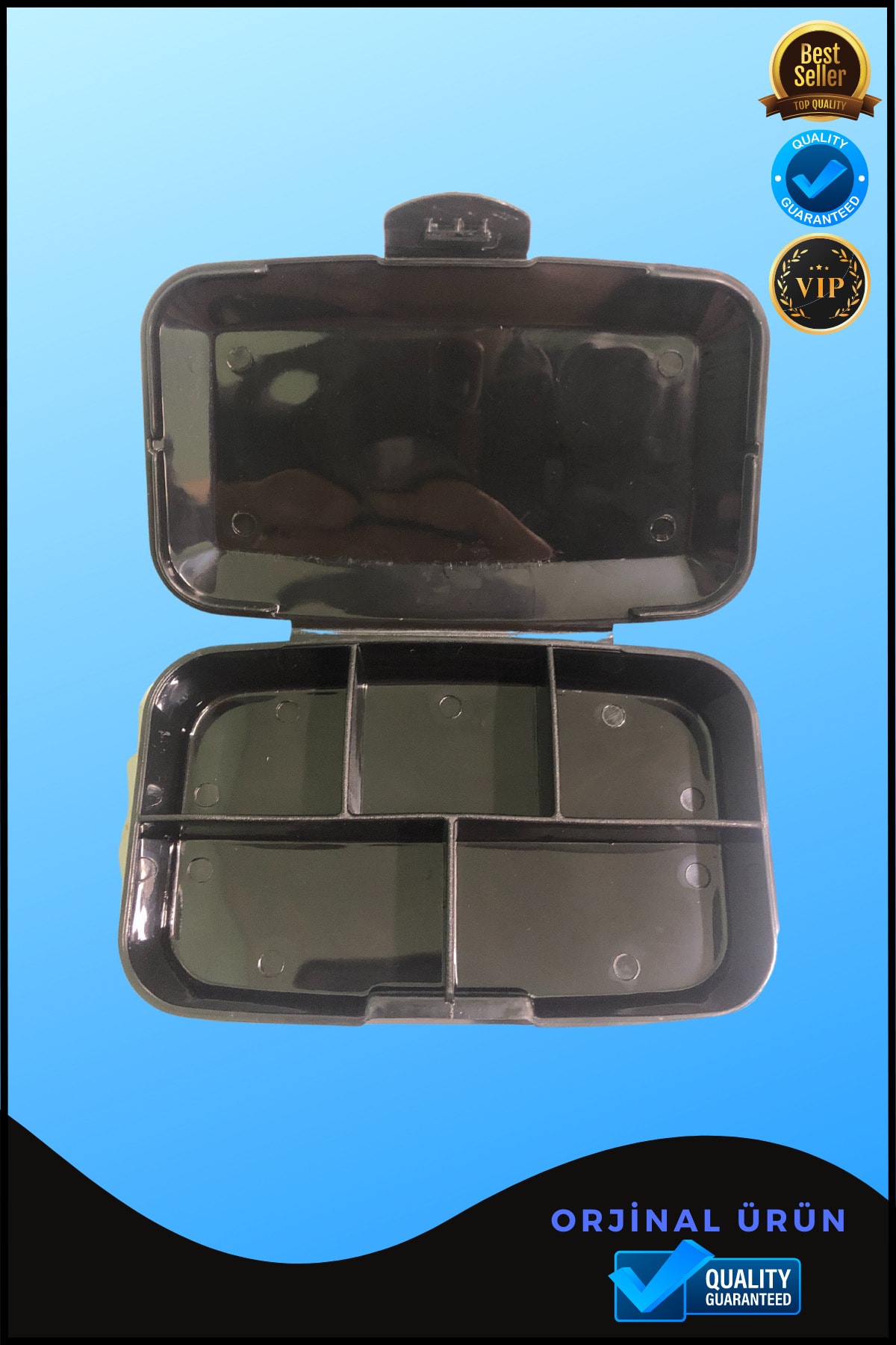 Overpet 5 Bölmeli Pratik Ilaç Kutusu Hap Kutusu