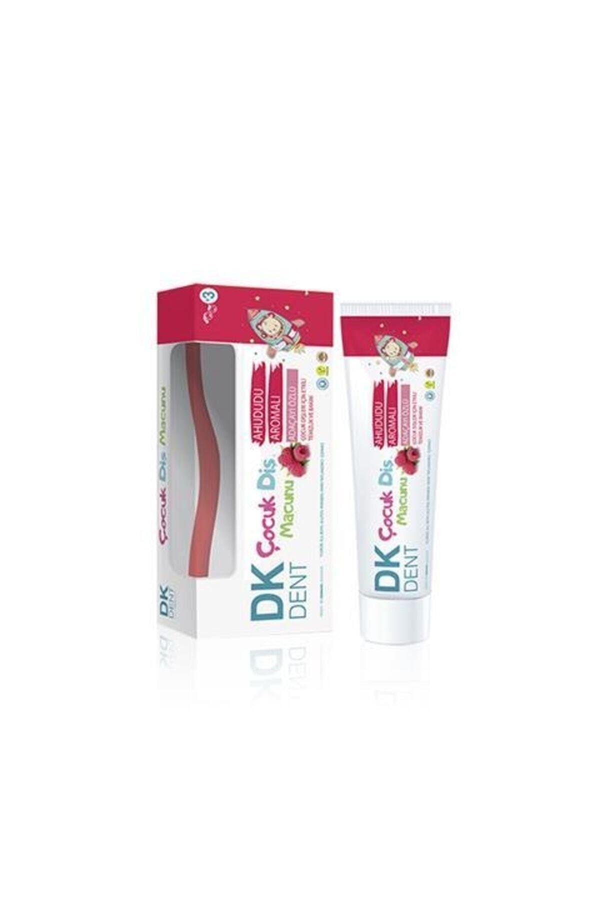 Dermokil Dk Dent Ahududulu + Diş Fırçası Çocuk Diş Macunu 50 Ml