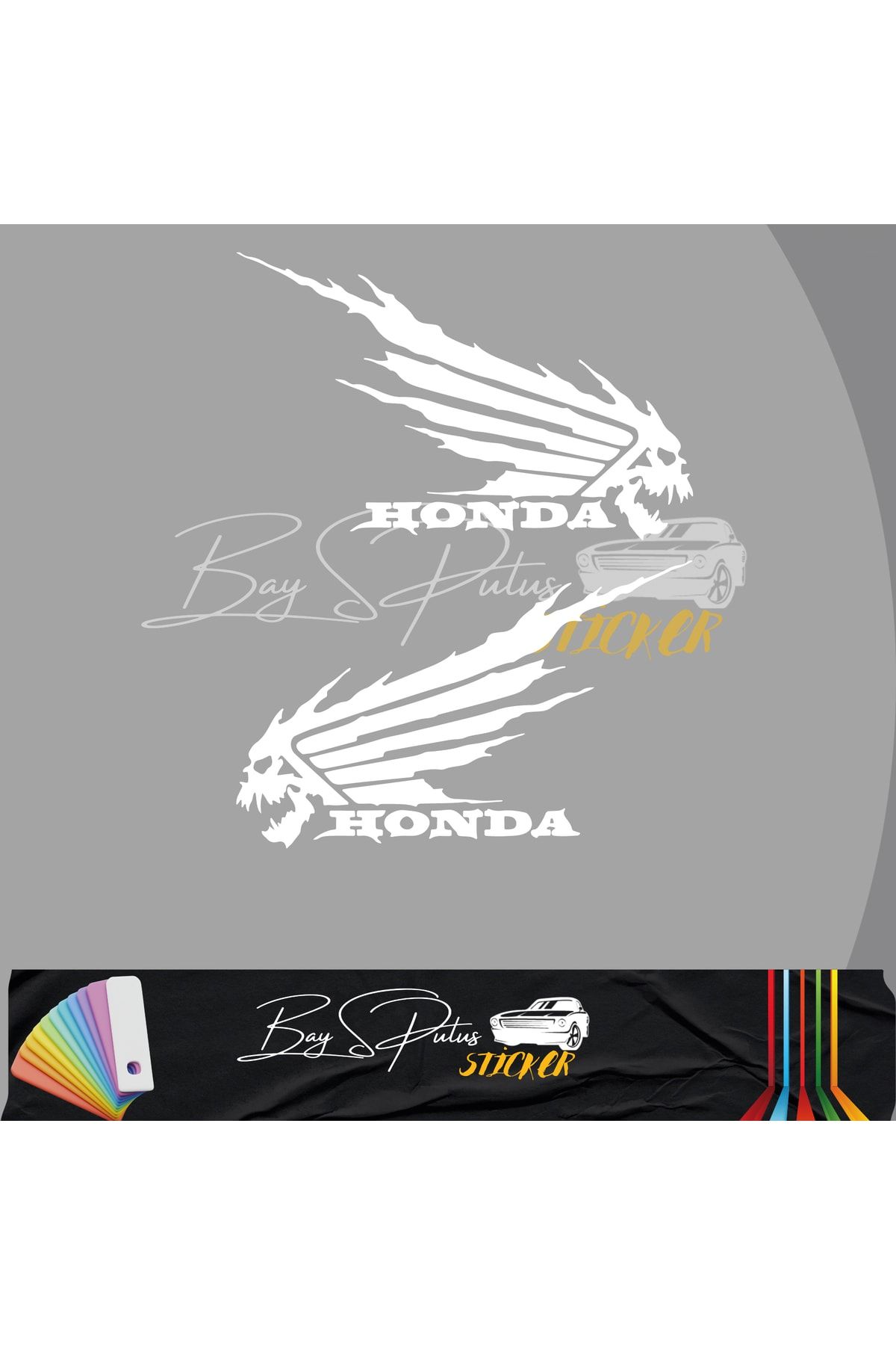 Wing Logo Sticker for Honda – Retrobot