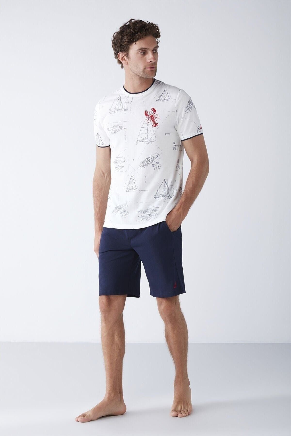 Nautica Shorts White Trendyol