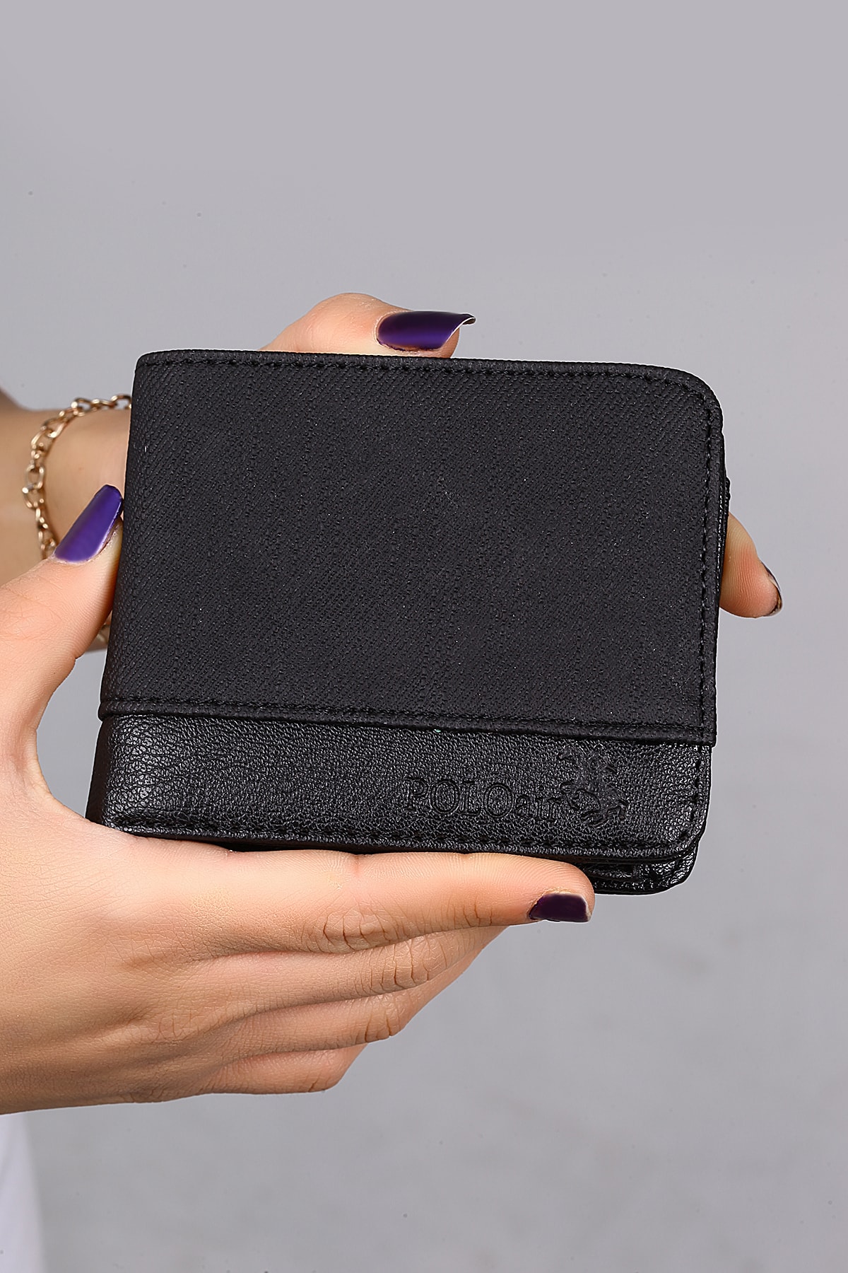 polo air  Kutulu Spor Erkek Cüzdan Kemer Kartlık Parfüm Seti Siyah Renk - Görsel 4