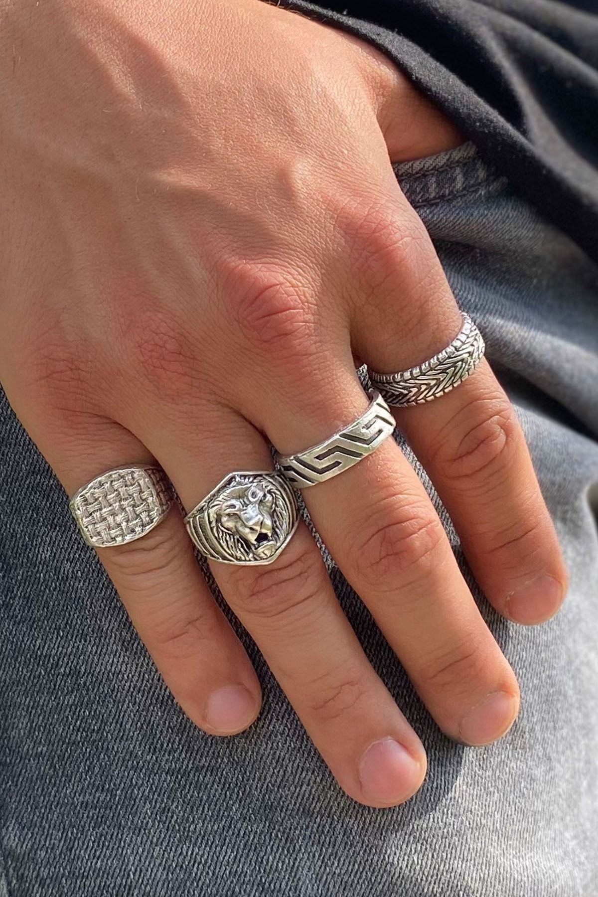 Adjustable rings outlet silver