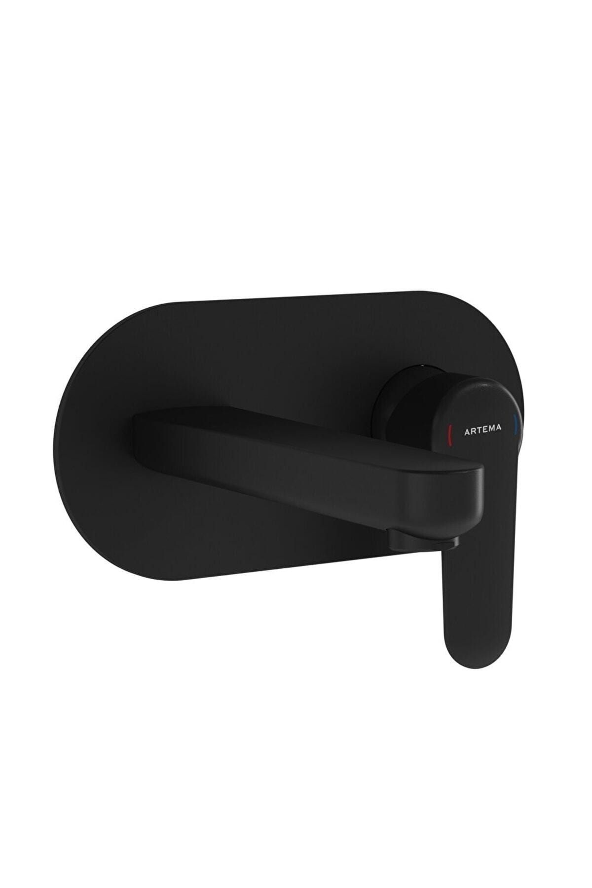 Artema-Root Round A4272136 Built-in Sink Faucet, Surface Mounted Group, Matte Black 1