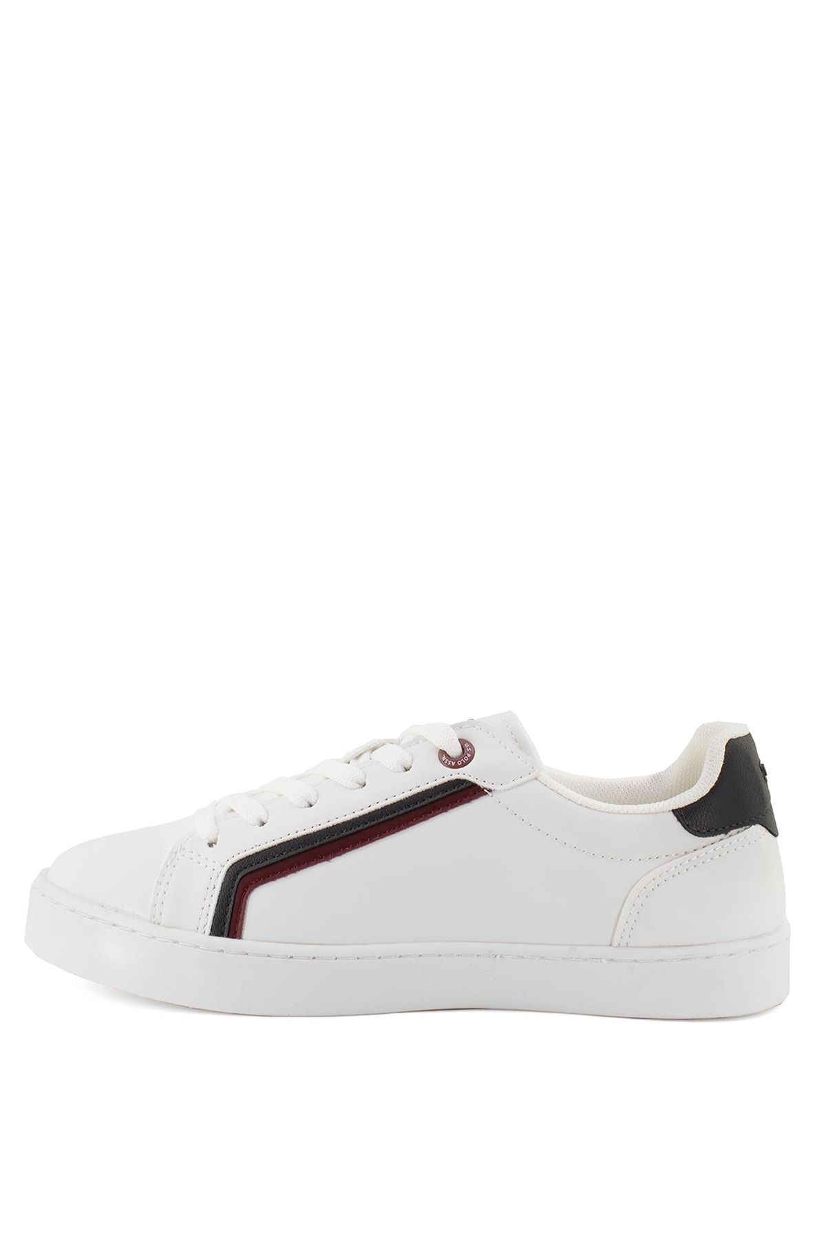 کفش پیاده روی سفید زنانه پایه. Polo ورزشی Fleya Navy Blue U.S. Polo Assn.