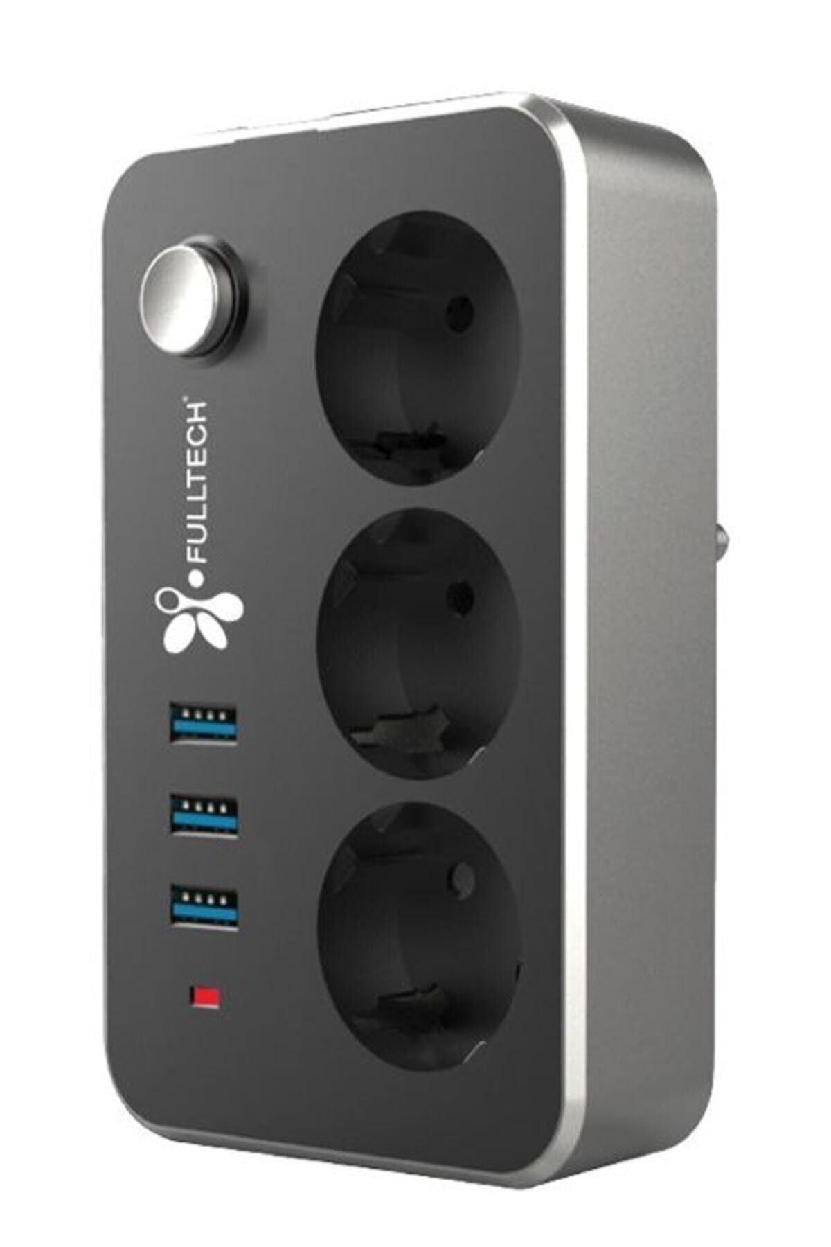 linarya-Fulltech Ftr-02 2 M 3-Plug Thermal Current Protected Socket 2