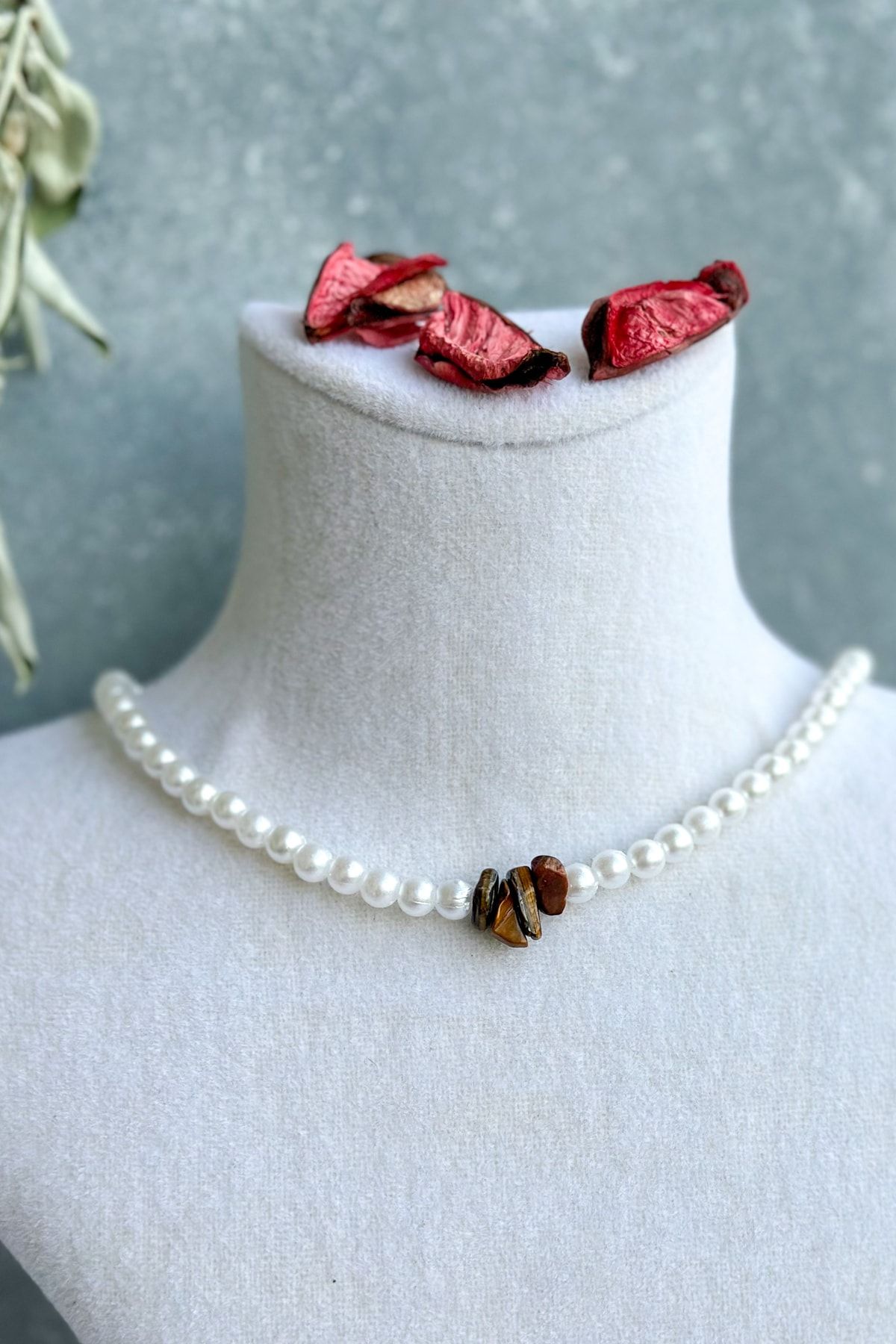 Tiger pearl new arrivals necklace