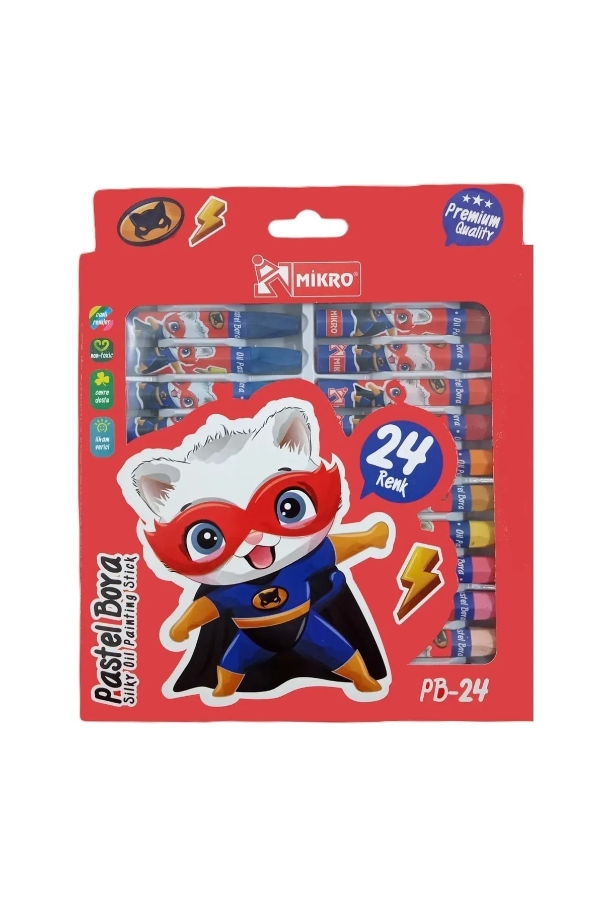 Modellino 24 Renk Pastel Boya Mikro Premium Quality