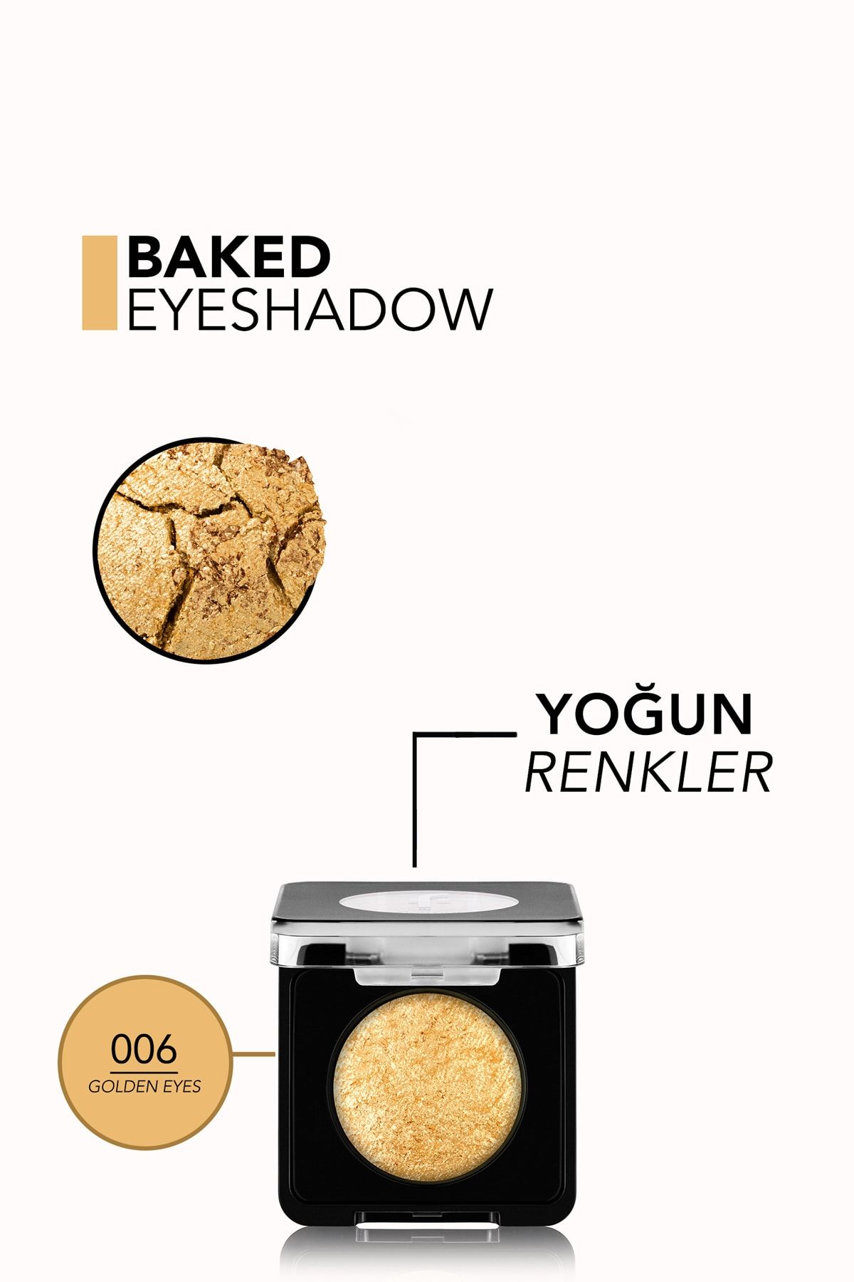 Flormar-Baked High Pigmented & Intense Shimmer Baked Eyeshadow 6