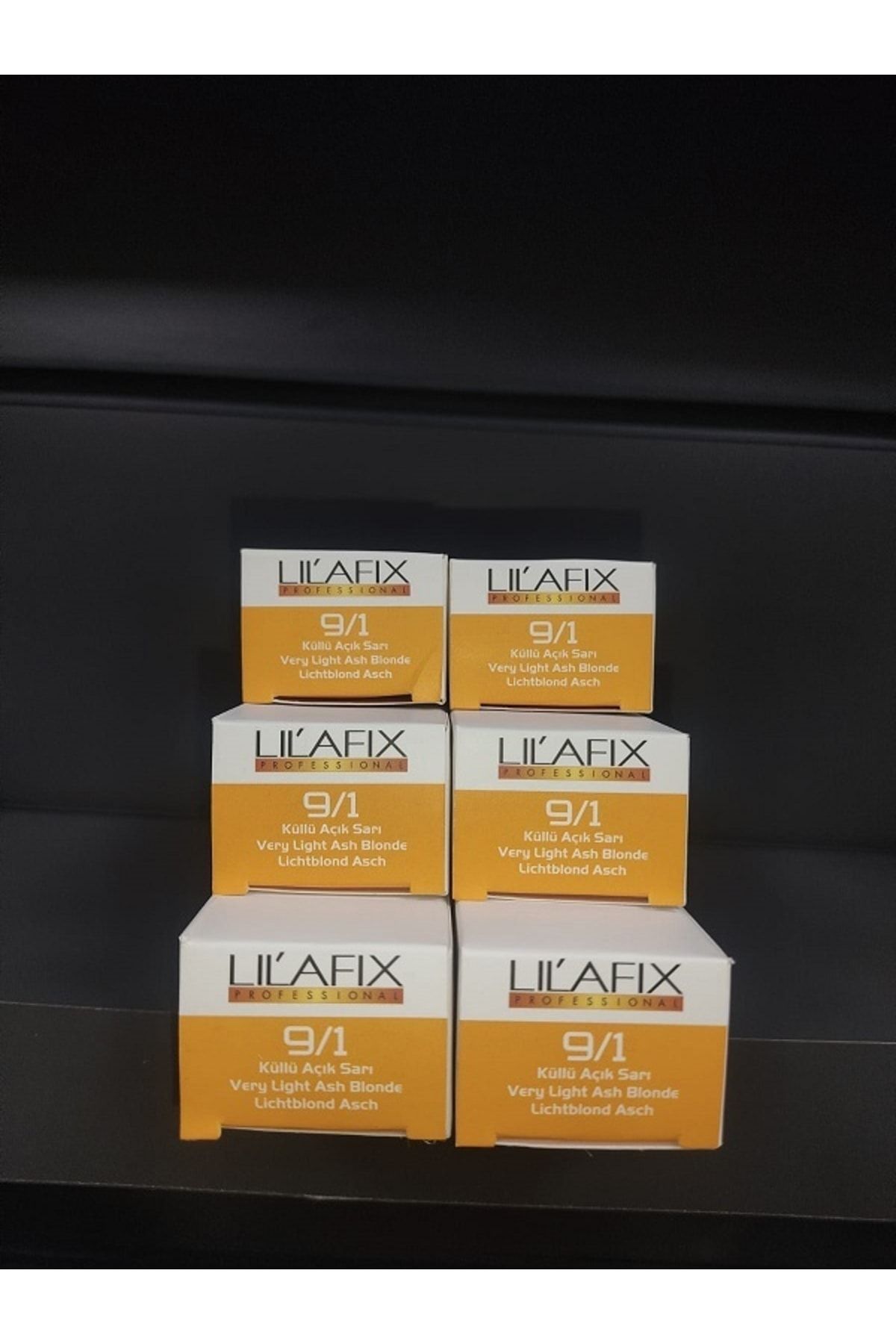 Lilafix Küllü Açık Sarı 9.1 Krem Saç Boyası 60mlx 6 Adet,,keus050608