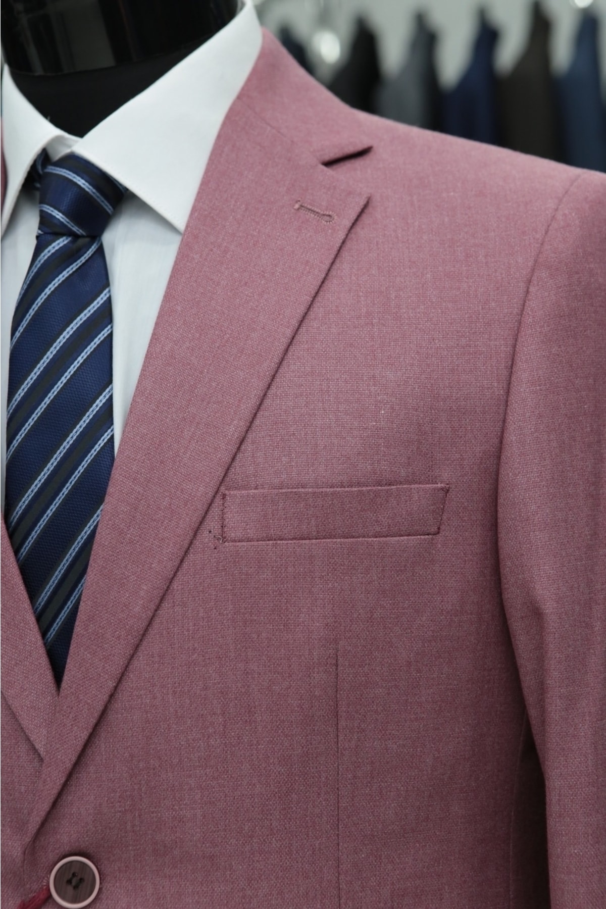 ژاکت مردانه بورگوندی MASSARO | sz216 اورجینال - تصویر 2