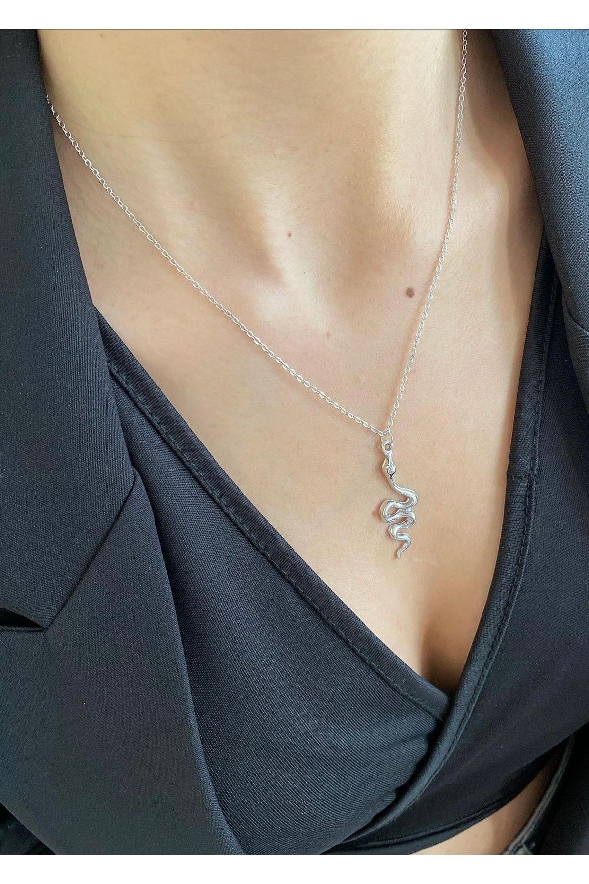 tak tarz m Snake Chain Necklace