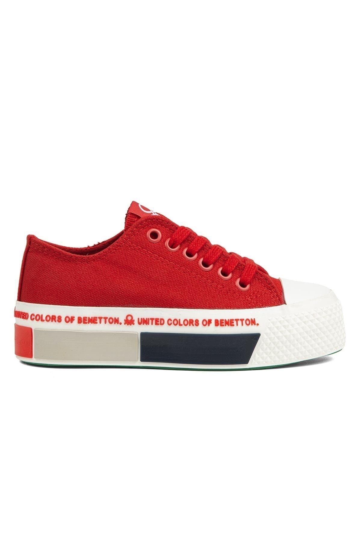 United colors of benetton clearance red sneakers