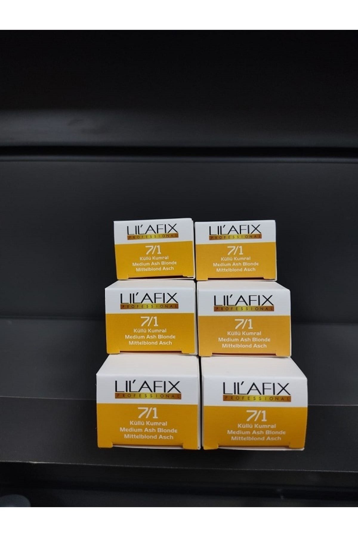 Lilafix 7/1 Küllü Kumral Krem Saç Boyası 60mlx 6 Adet,,keus0506048