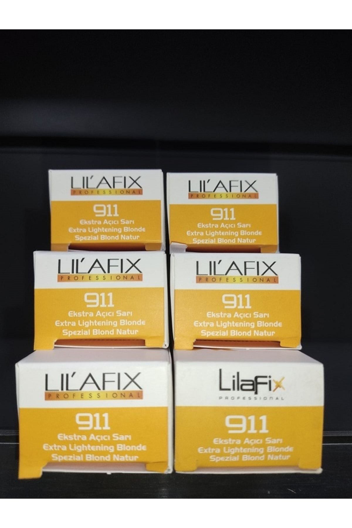 Lilafix 911 Extra Açıcı Sarı Saç Boyası 60mlx6 Adet,,keus0506078
