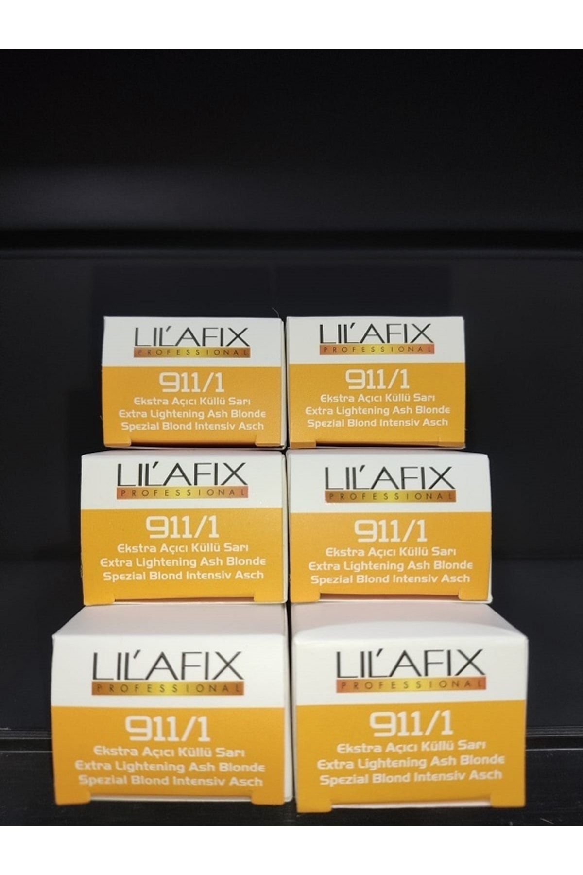 Lilafix 911/1 Extra Açıcı Küllü Sarı Saç Boyası 60 Ml X 6adet,,keus0506075