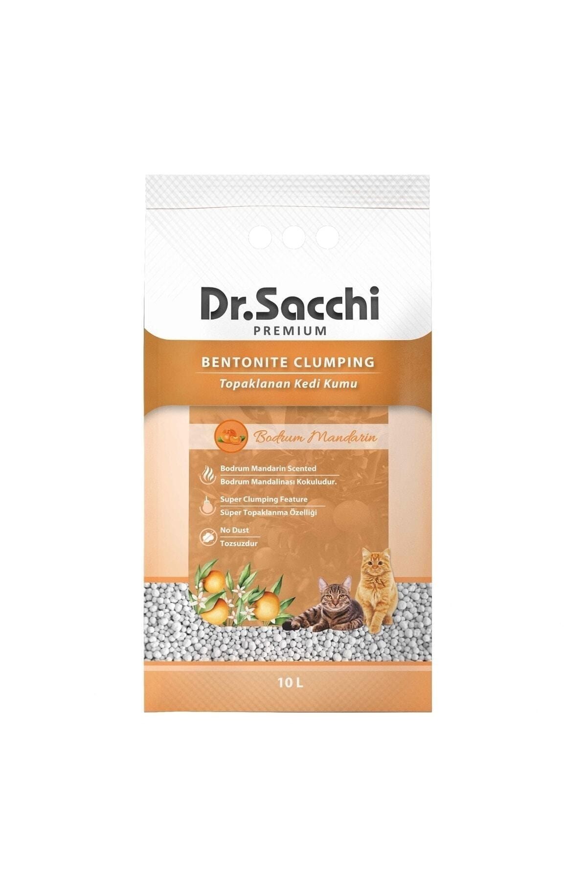 Dr. Sacchi Dr.sacchi Bodrum Mandalinası Kokulu Bentonit Kedi Kumu 10 Lt