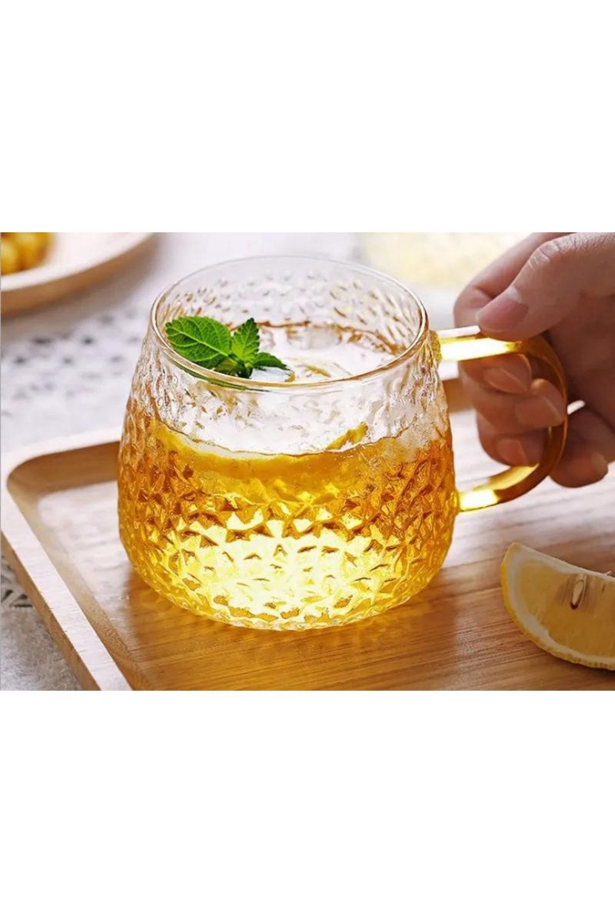Glass mug on sale design