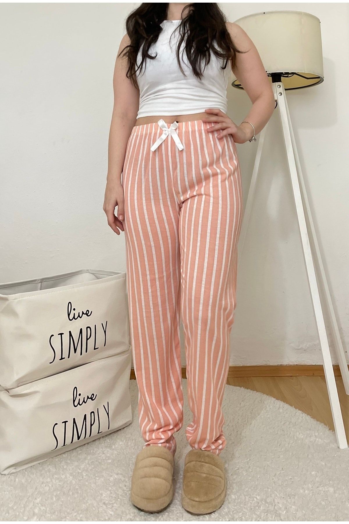 Women's striped pajama pants sales