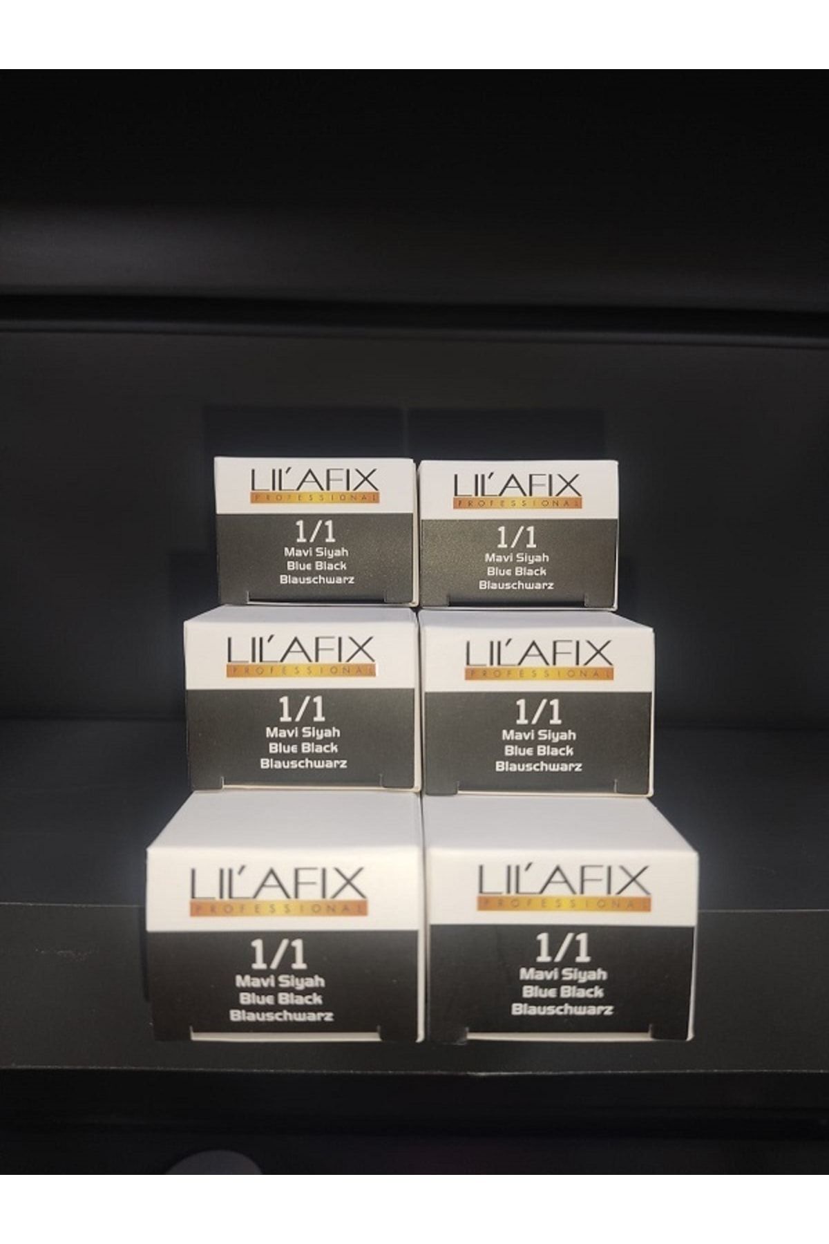 Lilafix Mavi Siyah Tüp Krem Saç Boyası 1.1 60mlx 6 Adet,,keus0506019