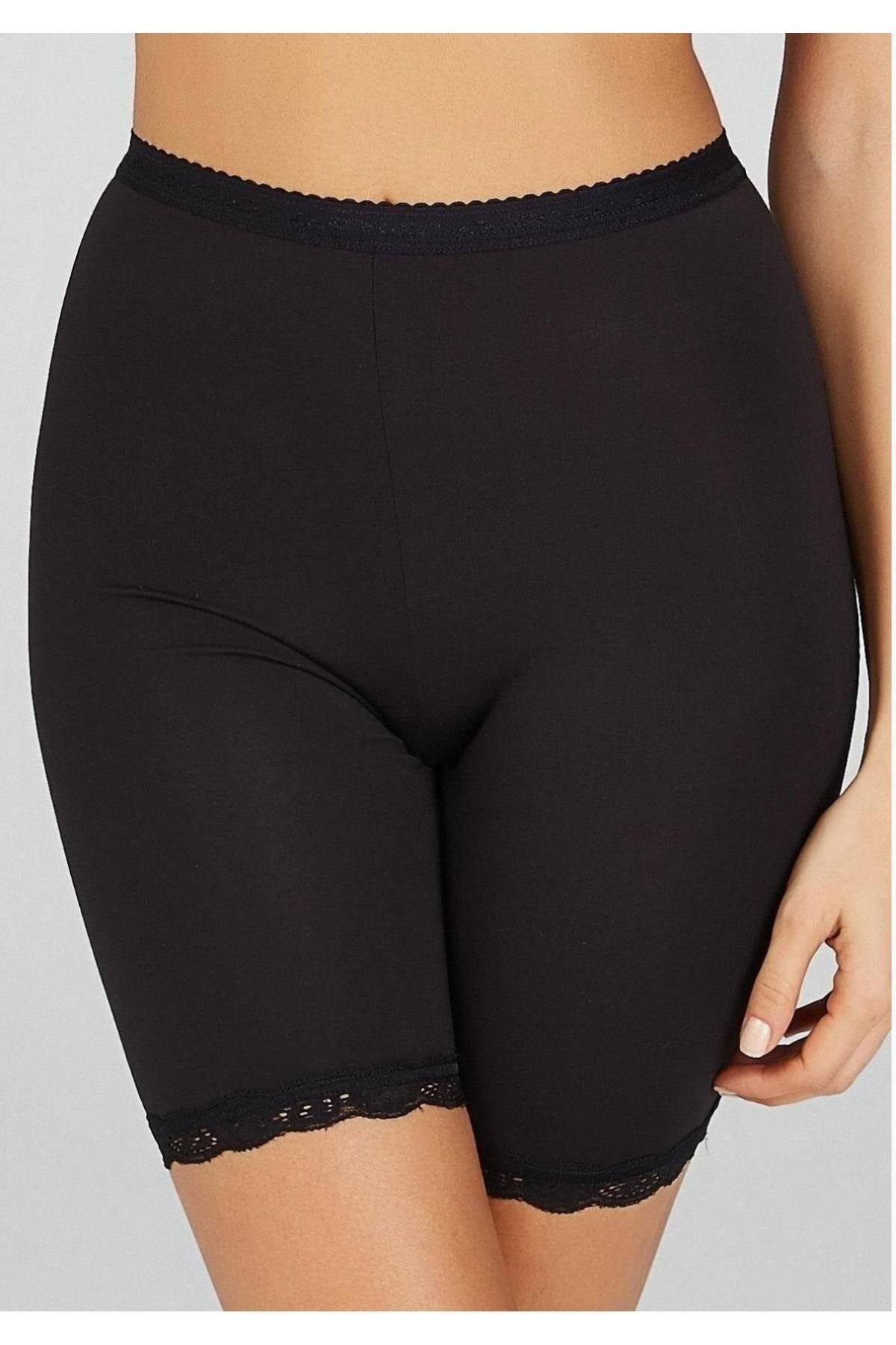Kom Yuksek Bel Koton Modal Kad n Boxer ort Basic Long Kulot Fiyat Yorumlar Trendyol