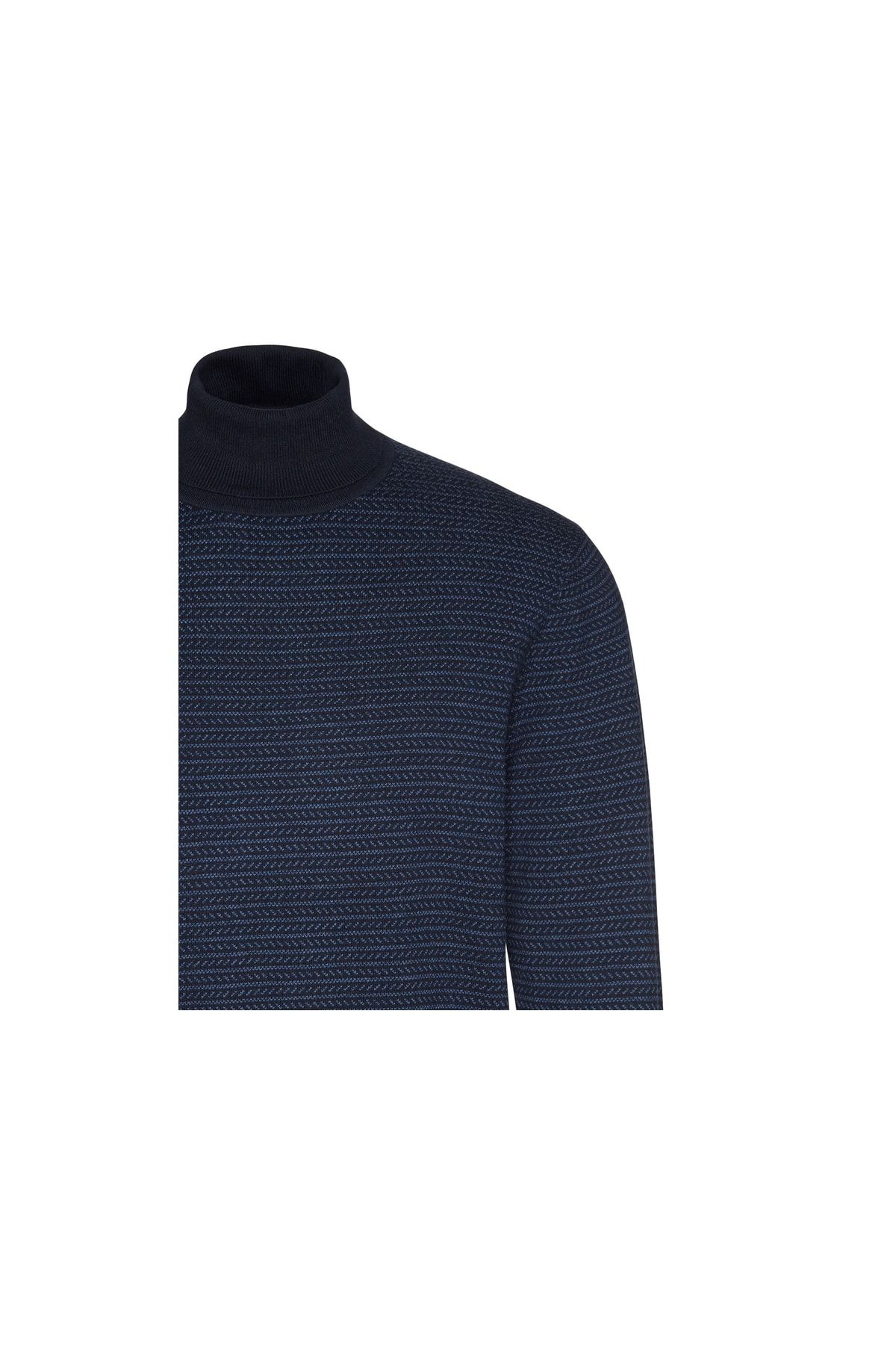Trendyol BUGATTI Regular - Pullover - - Fit Blau