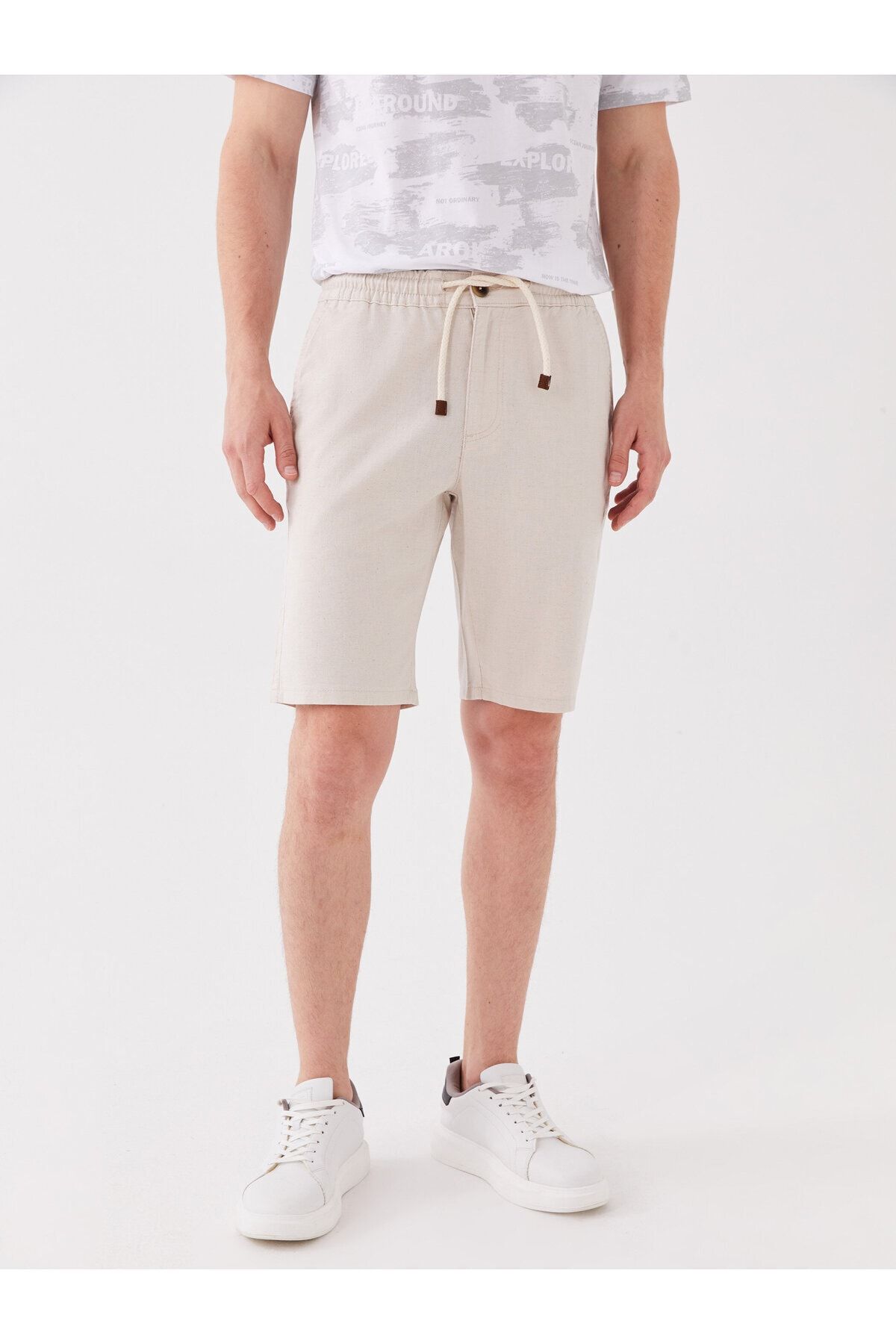 LC Waikiki-Shorts für Herren in Standard-Passform mit Bindedetail in der Taille 6