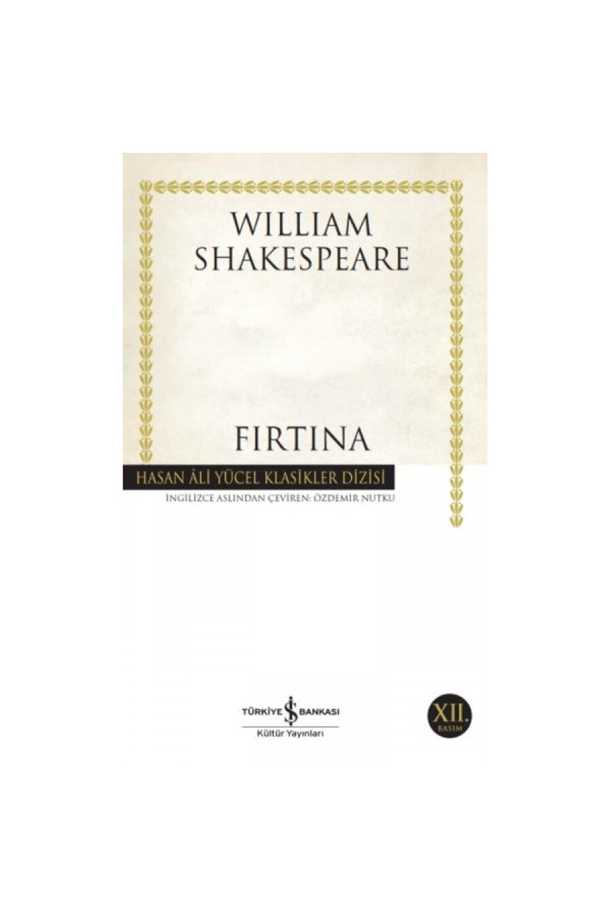 Fırtına- Hasan Ali Yücel Klasikleri William Shakespeare