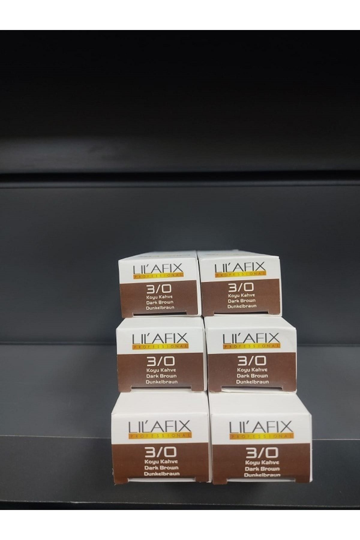 Lilafix Koyu Kahve Saç Boyası 3/0 60mlx6 Adet,,keus05060107