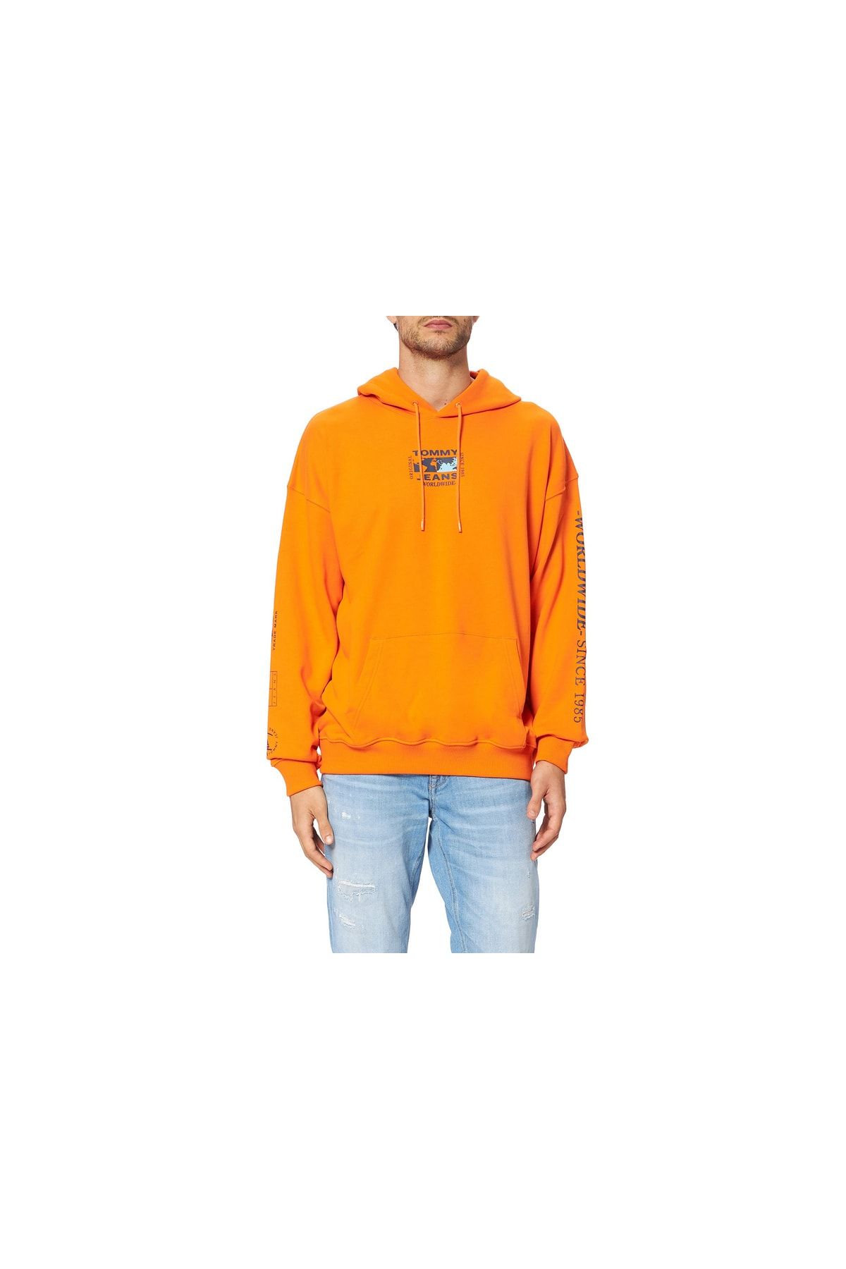 Tommy hilfiger orange sweater online