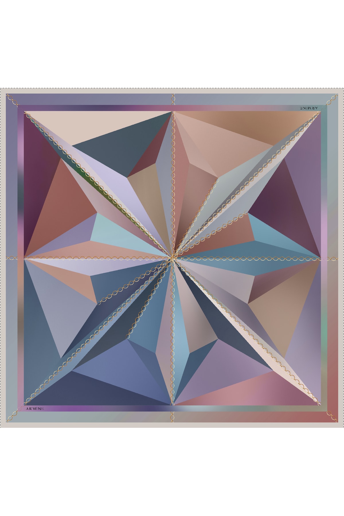 روسری زنانه آرمینه | E21YA8507D01 Armine - Image 5