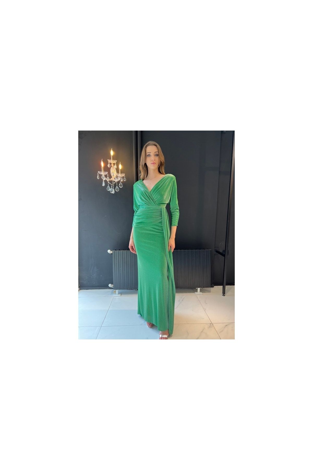 Amazon.com: Green Velvet Dress