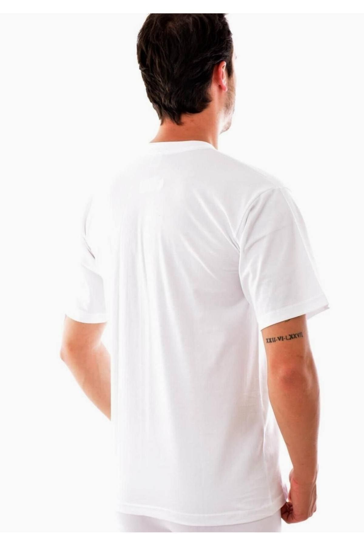 Tutku پک ۶ عددی زیر پیراهنی مردانه مدل یقه گرد ساده