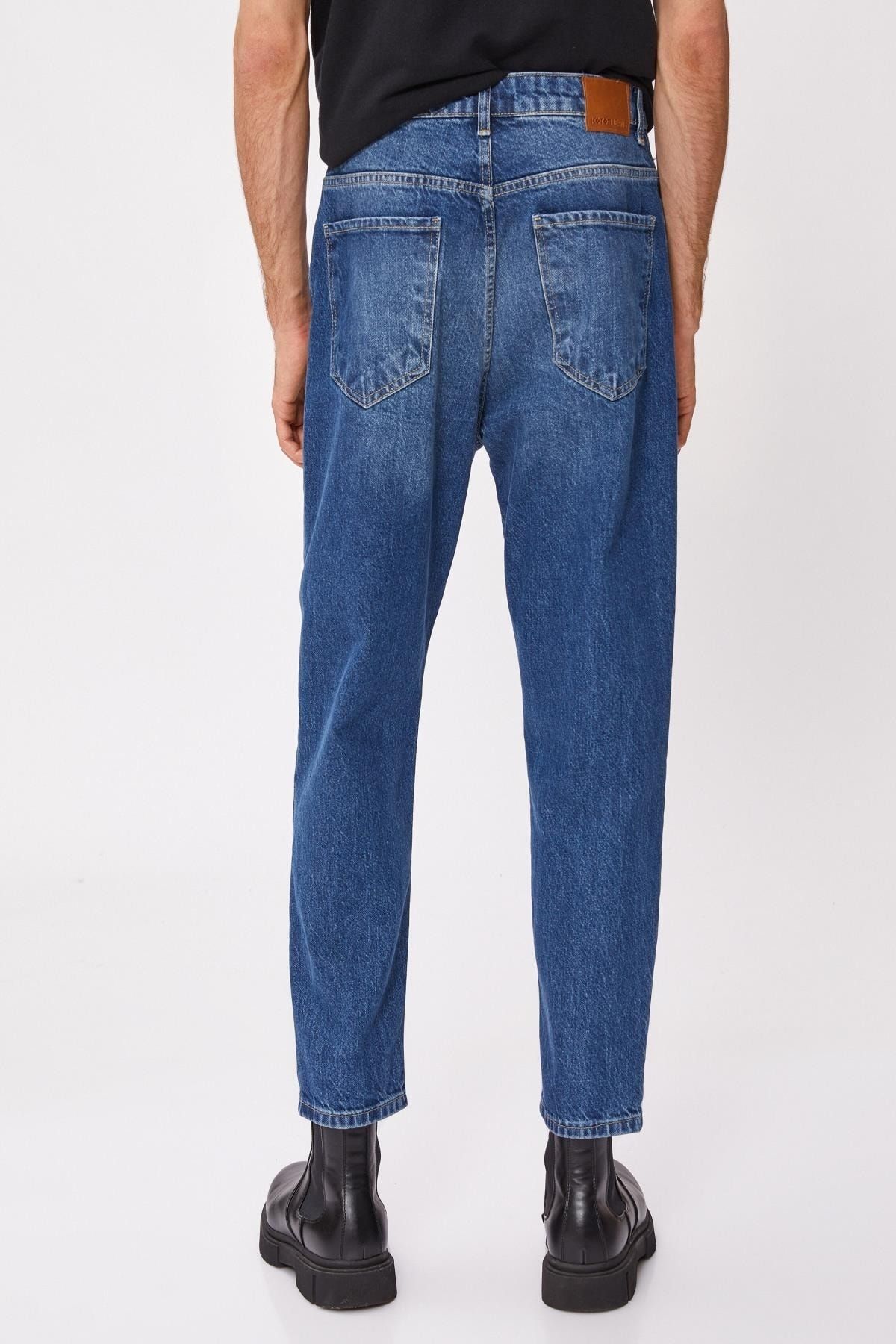 Koton شلوار جین نیلی متوسط ​​مردانه