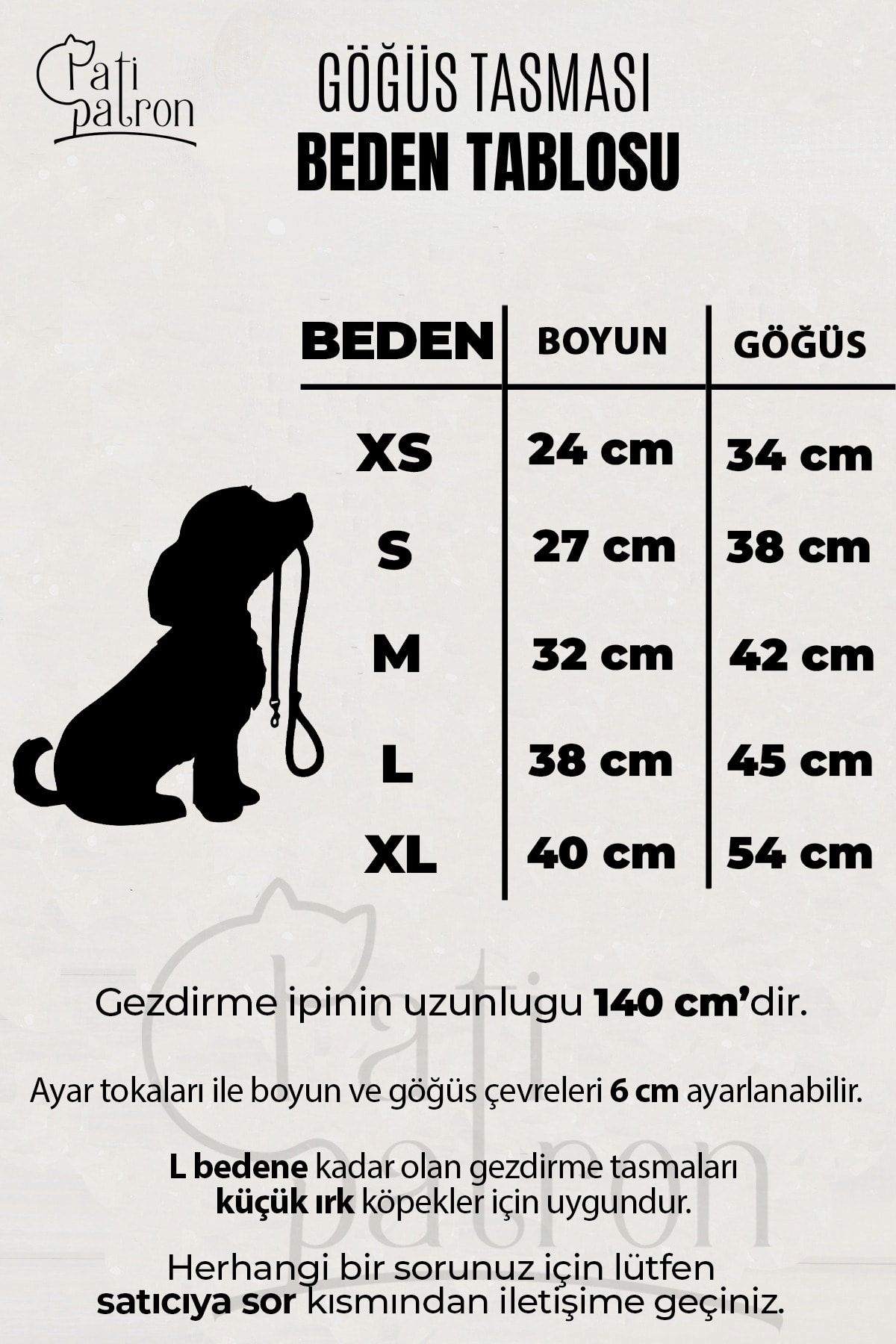 Patipatron-Anti-Escape Adjustable Small Breed Dog Chest Collar Set and Walking Rope 4