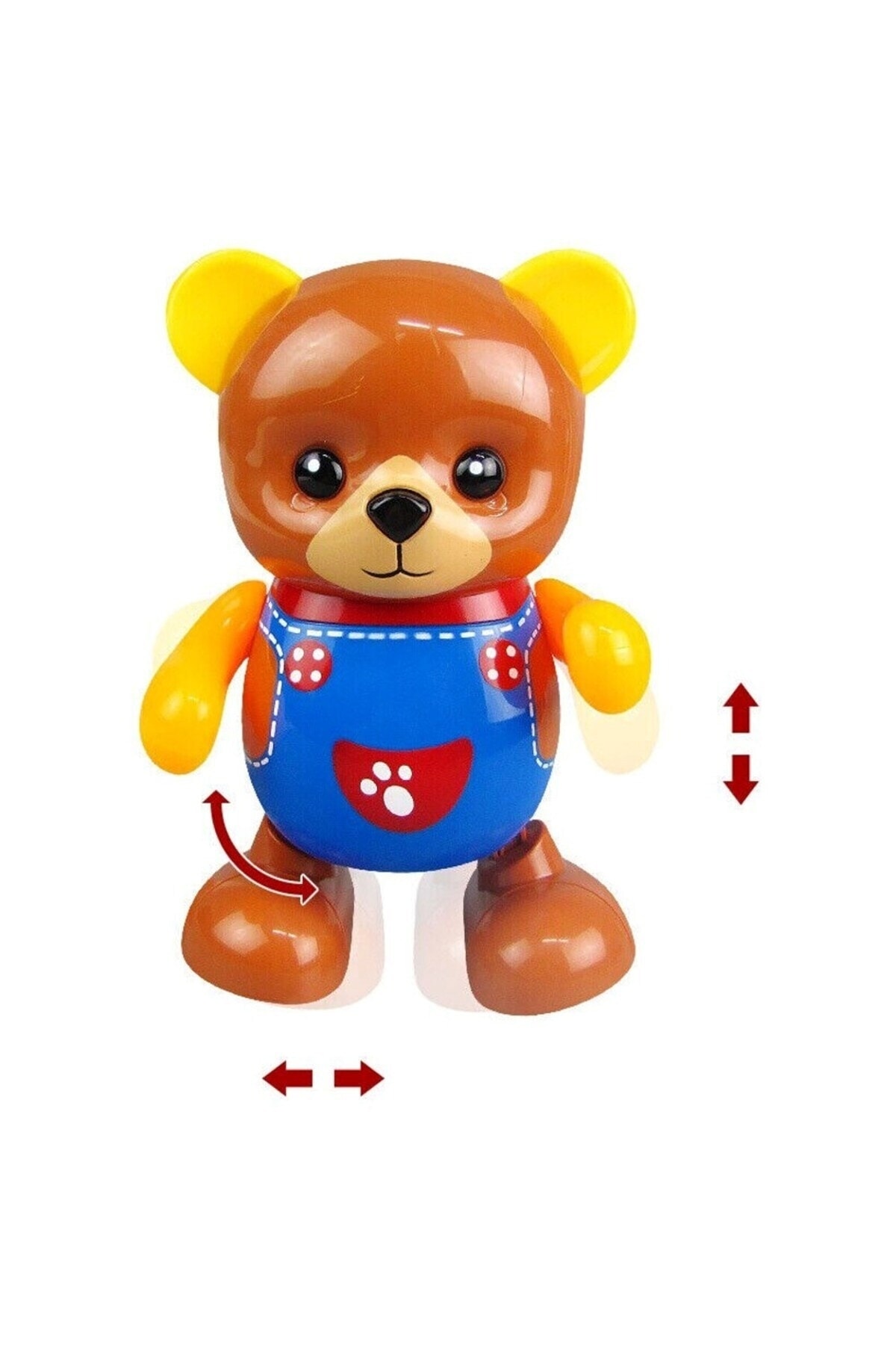 Birlik Dans Eden Işıklı ve Müzikli Şirin Hayvanlar 19 Cm Ayı fotoğrafı 3 (önizleme)