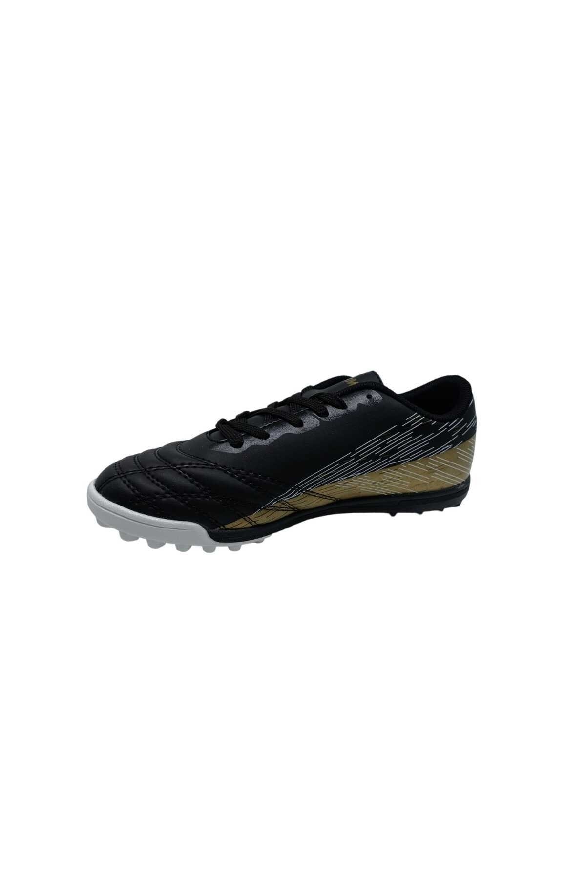 28004 مردانه مشکی - کفش فوتبال Camel Astroturf Jump اورجینال - تصویر 3