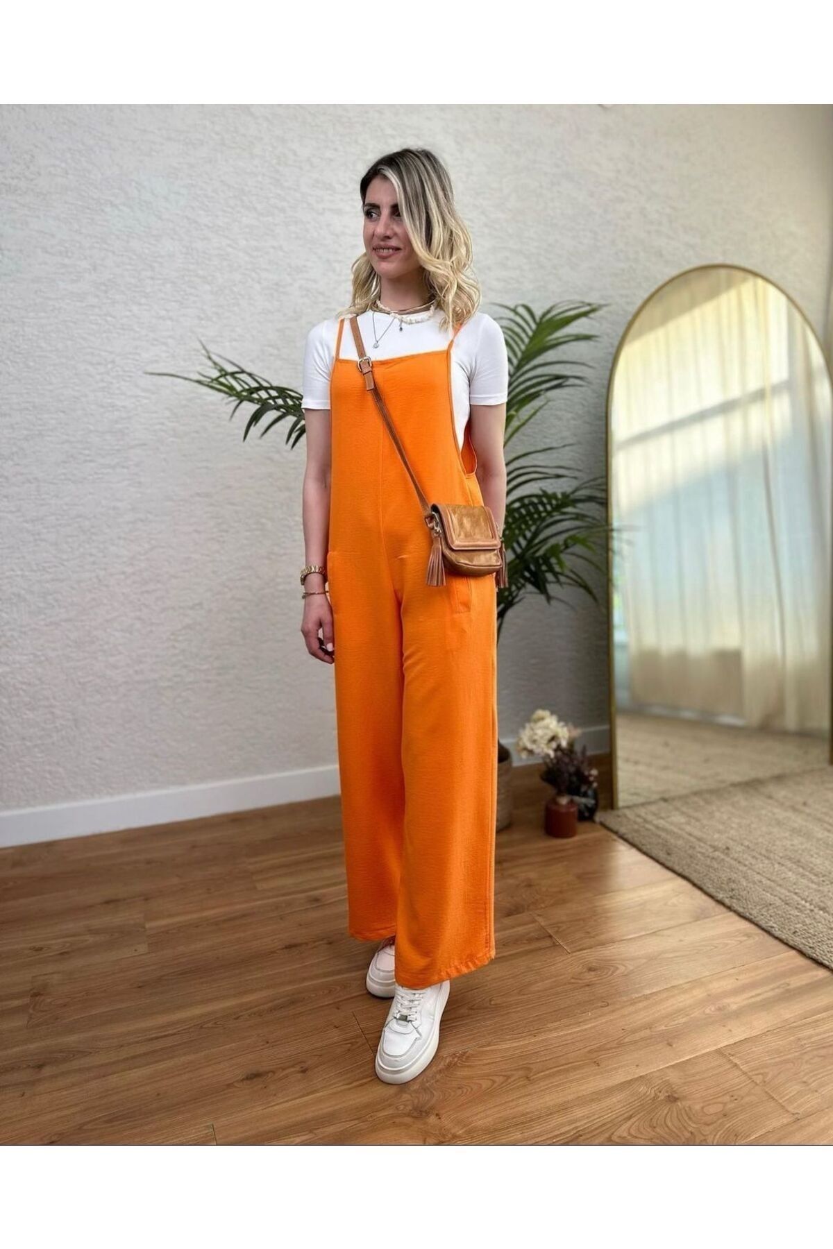 YILMAZBARMAZ Women s Black Wide Leg Salopet Trendyol
