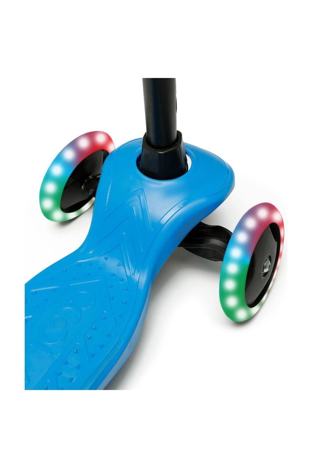 اسکوتر کودکان آبی مردانه و زنانه سبک WHEELS COOL 3 5 سال Furkan Toys
