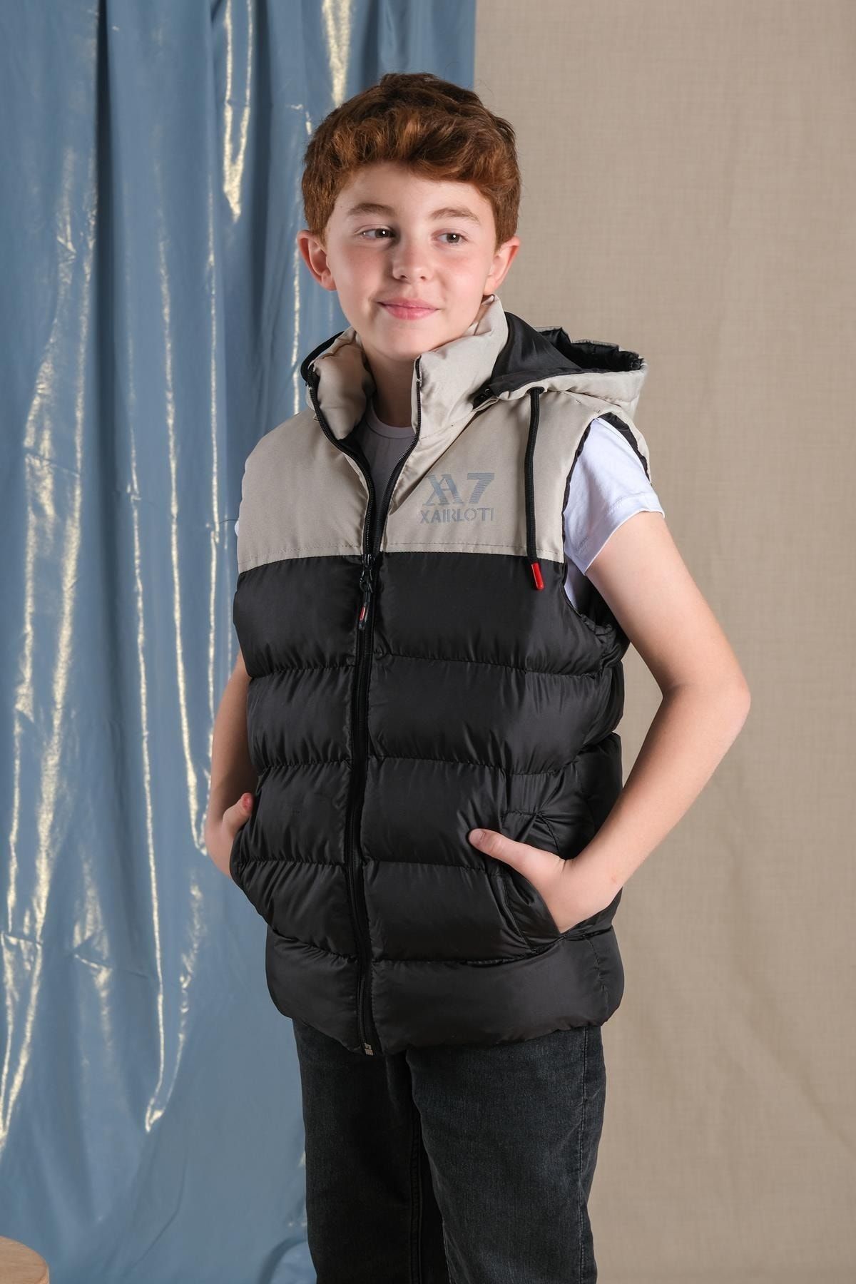 Boys puffer vests clearance