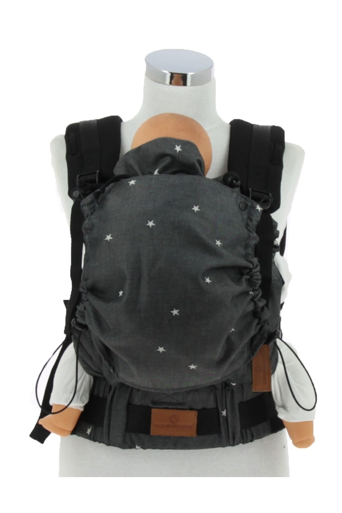 Boroosh Baby BorooshBaby Ergonomik Bebek Kangurusu 3,5-20 kg 0-4 Yaş Organik Pamuk CPC sertifika fotoğrafı 5 (önizleme)