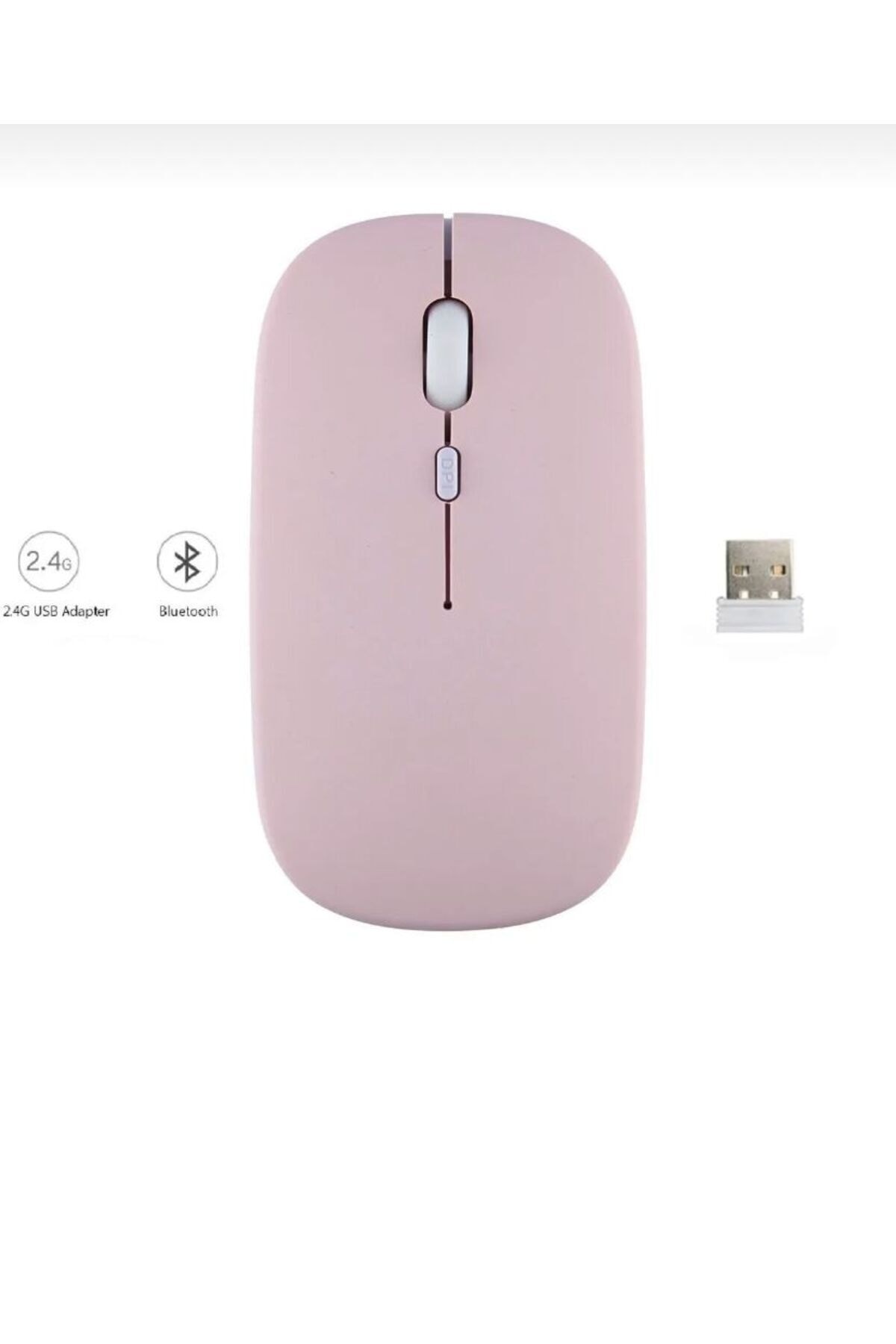Samsung Galaxy Tab S T700 T701 T705 Uyumlu Mouse Bluetooth Wireless Şarj Edilebilir Fare 2.4g
