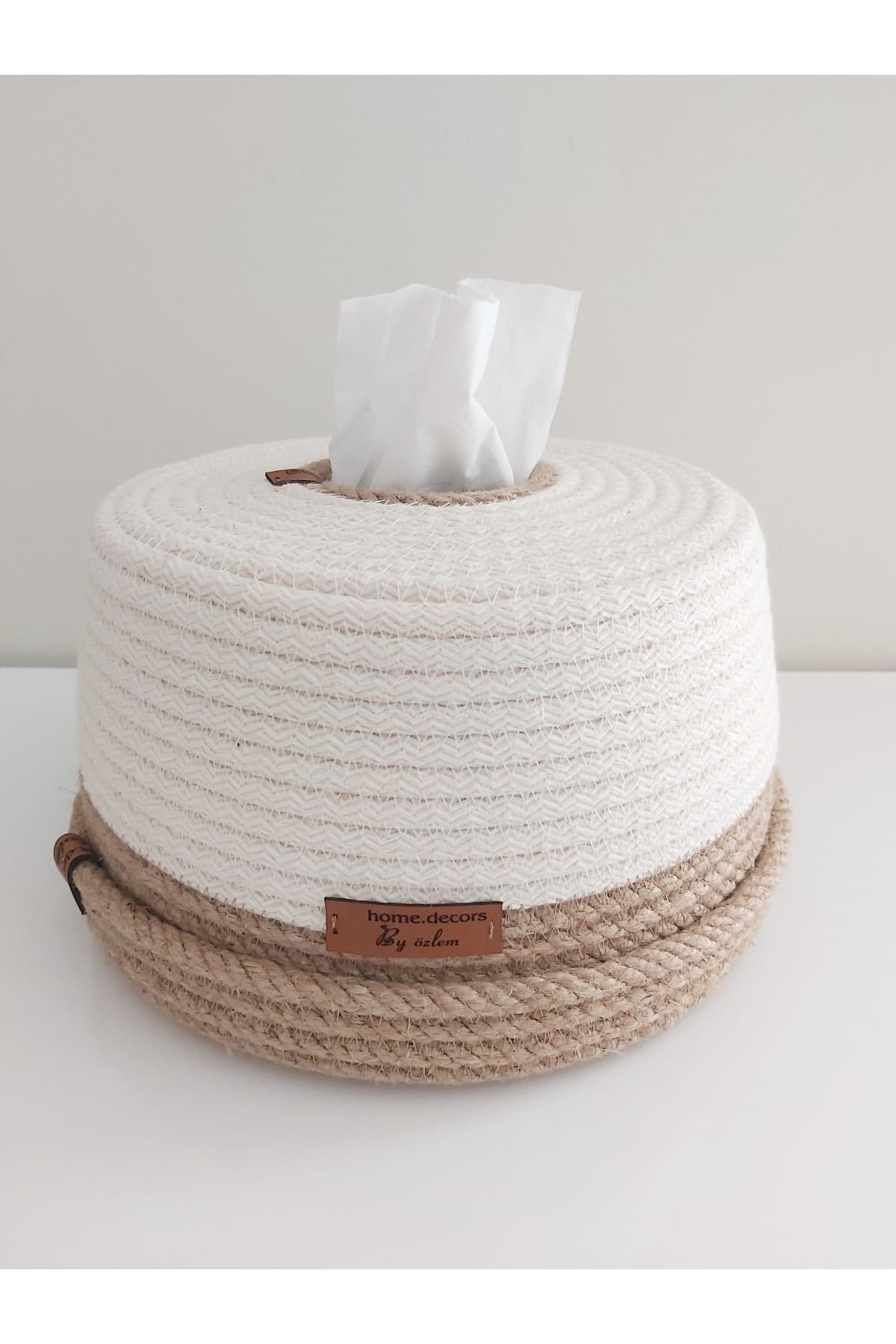 Napkin Holder Cotton Jute Wicker Napkin Holder Tableware Decorative Basket Wicker Basket Organizer