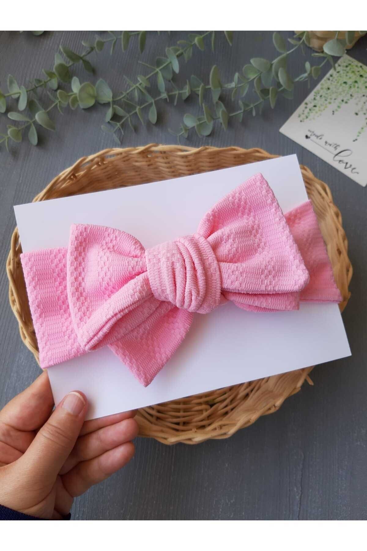 pempem bandana Kız Bebek iri fiyonklu Bandana fotoğrafı 3 (önizleme)