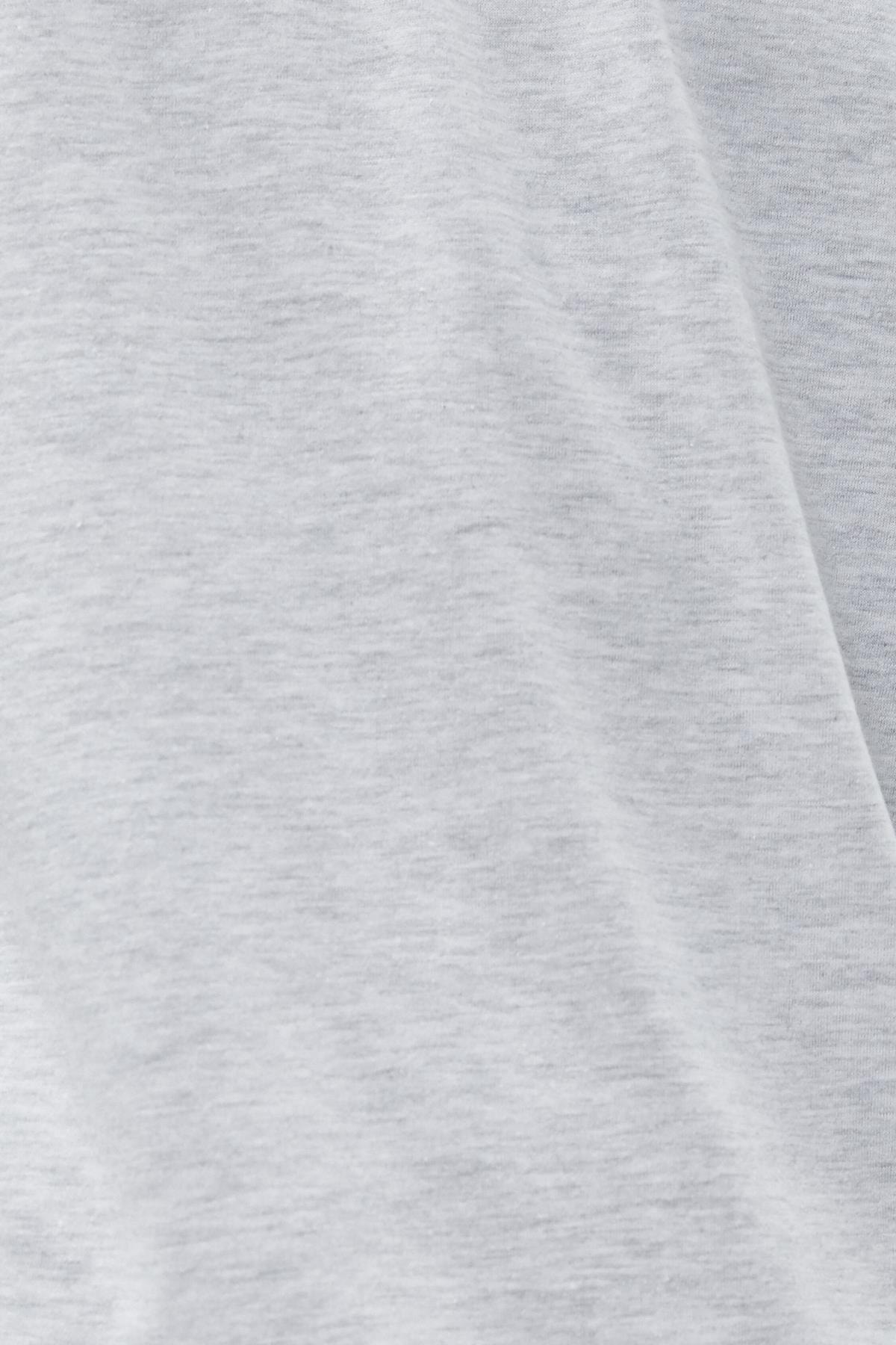 تیشرت مردانه خاکستری کوتون | 3SAM10071MK اورجینال - تصویر 6