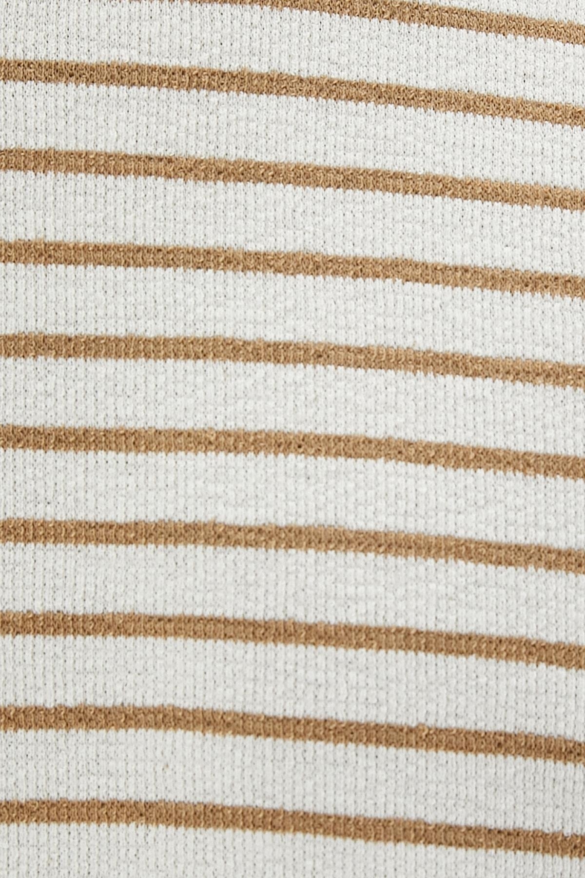 تیشرت مردانه بژ کوتون | 4WAM10148HK اورجینال - تصویر 6