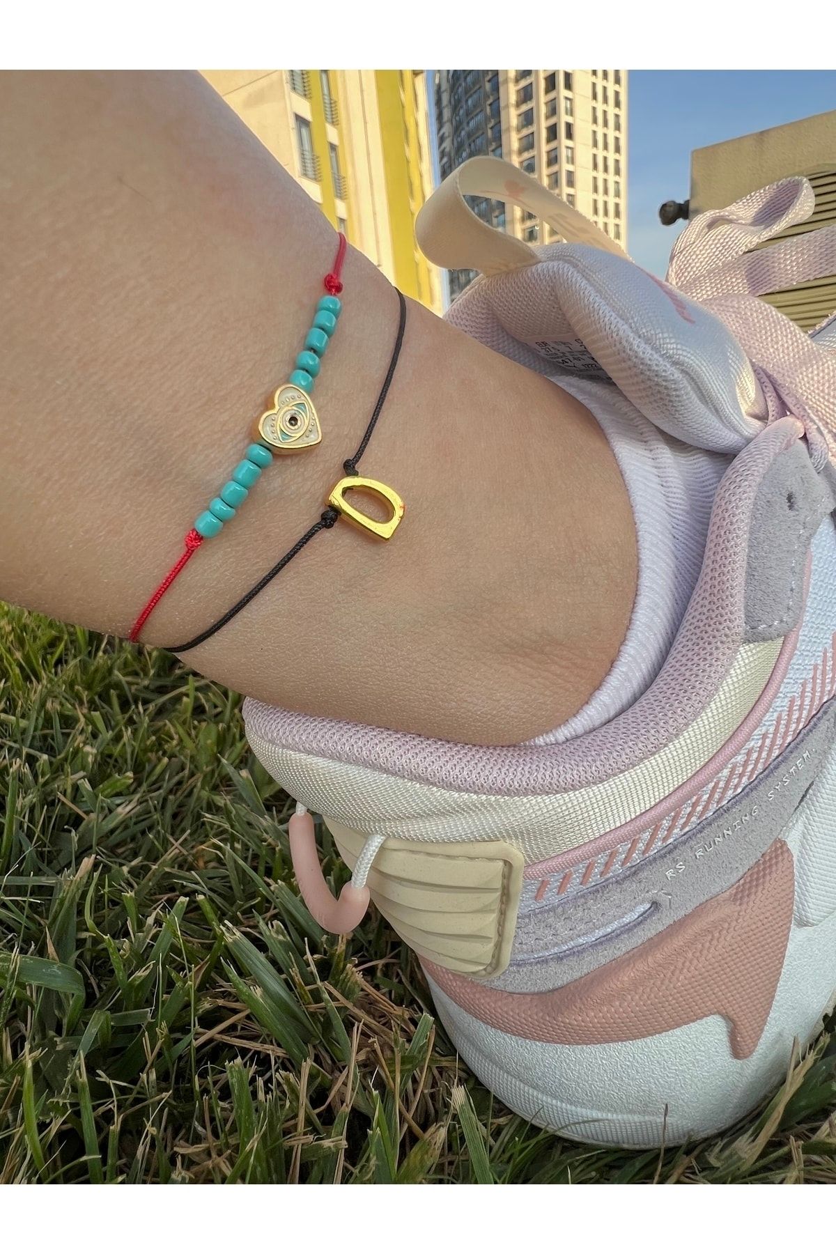 Letter sales d anklet