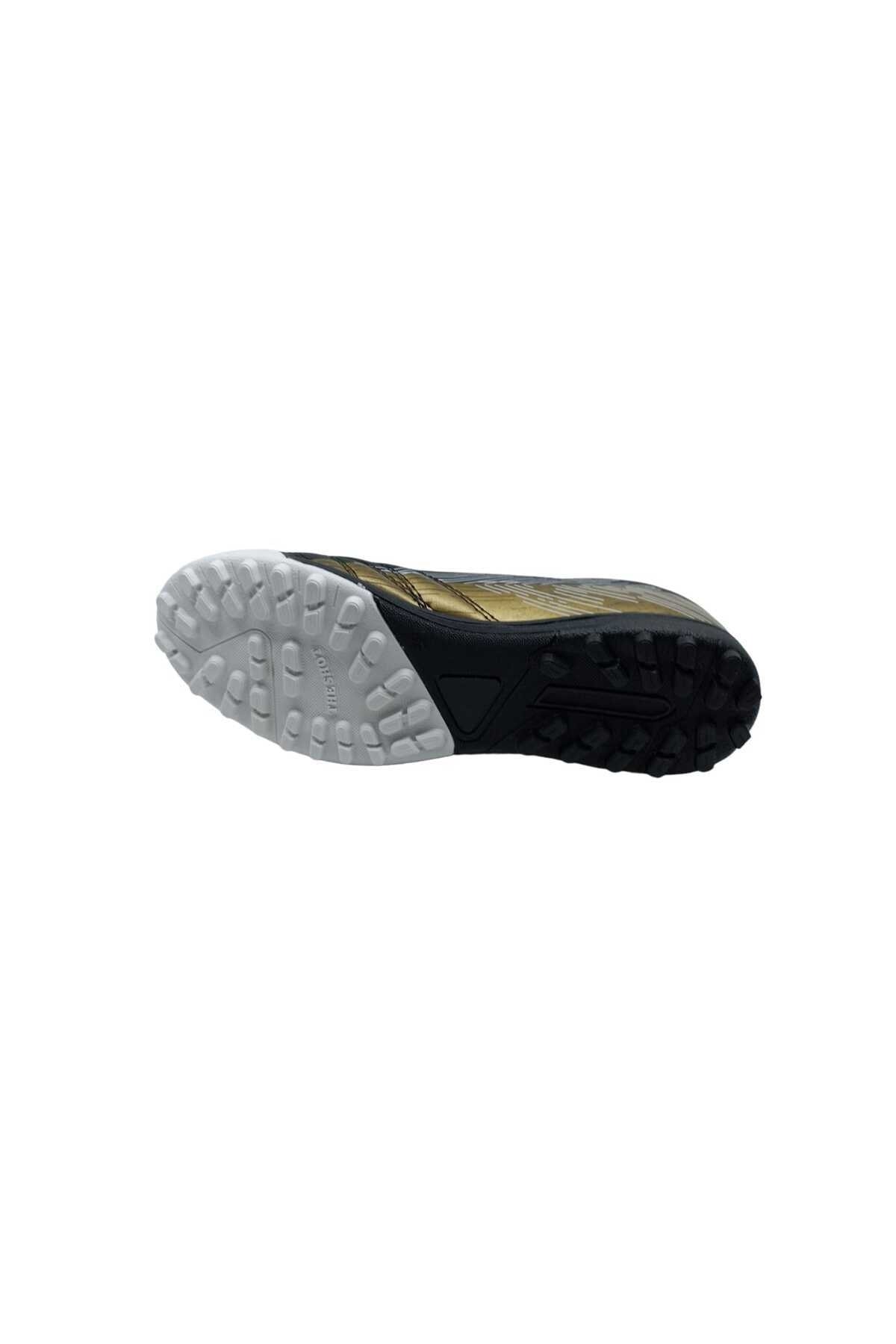 28004 مردانه مشکی - کفش فوتبال Camel Astroturf Jump اورجینال - تصویر 4