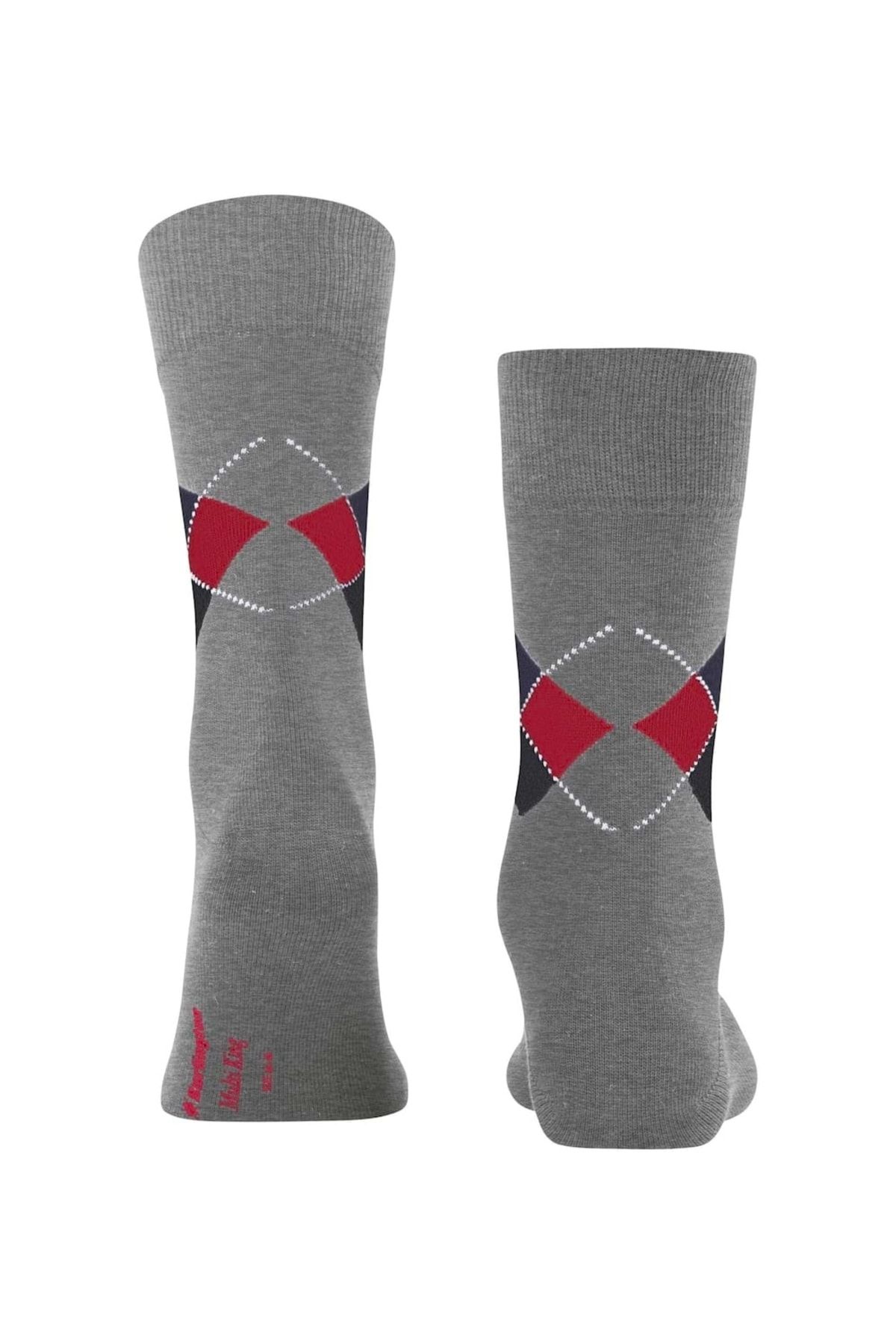 Burlington-Herren Socken – King, Bio-Baumwolle, Rautenmuster 3