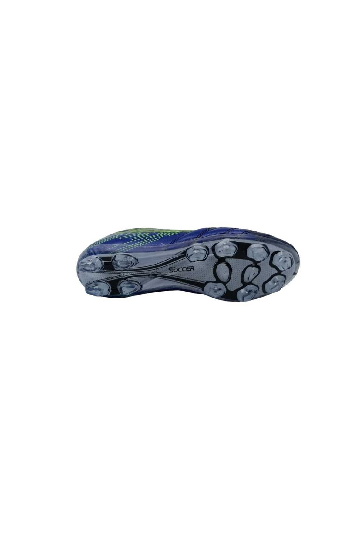Jump-28221 Men's Navy Blue Grass - Cleats Football Shoes 2